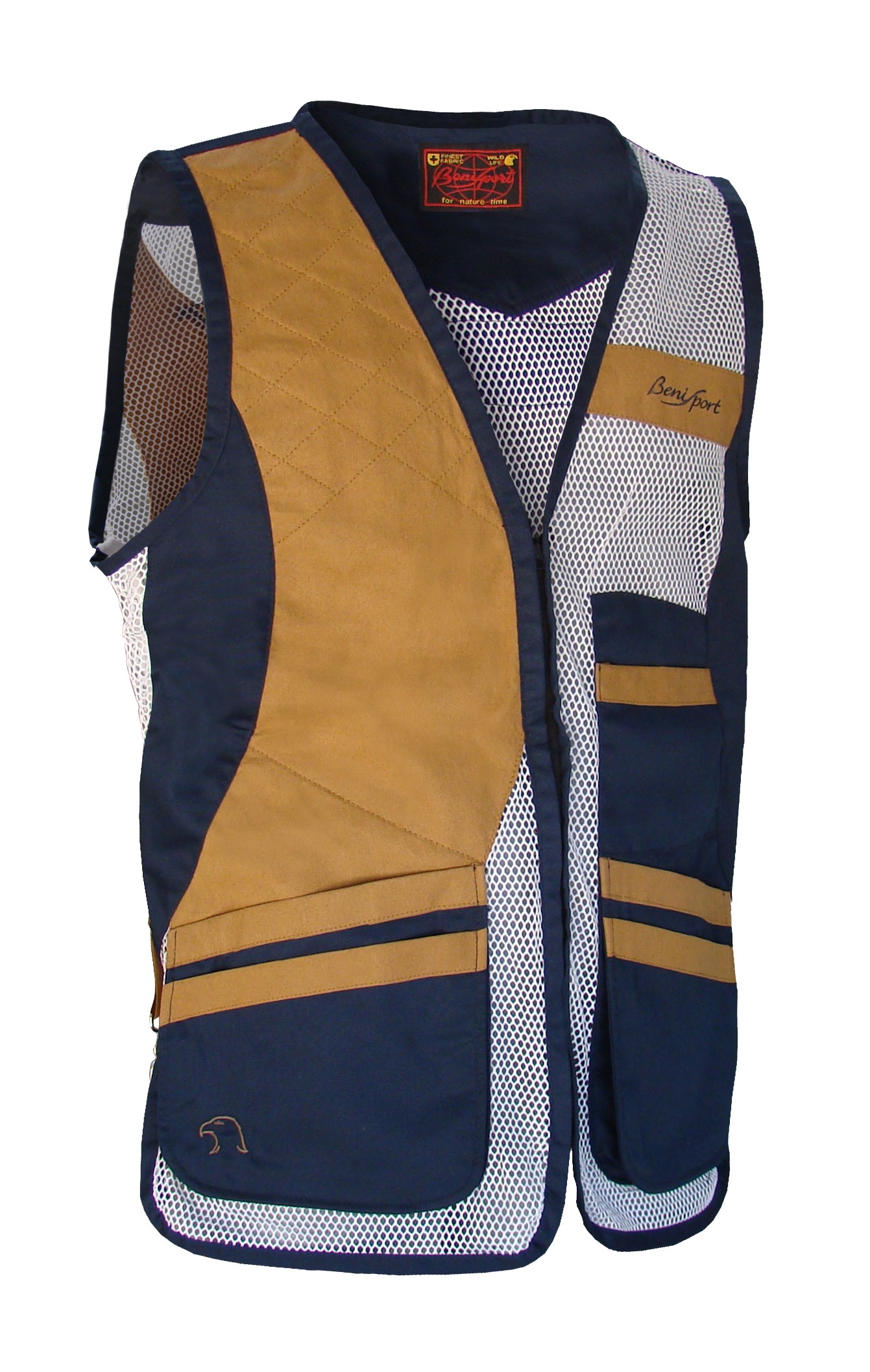 Chaleco tiro encina marino Benisport® - Chaleco de tiro profesional