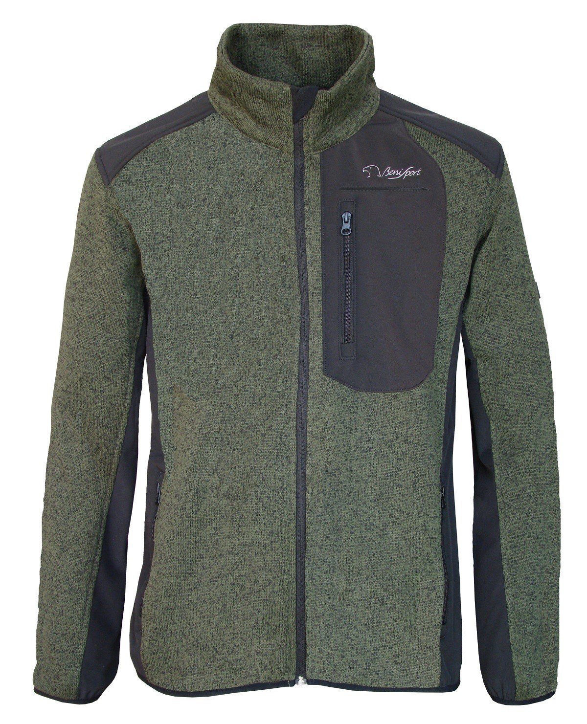 Chaqueta punto-soft shell "aral" - Caqui Benisport®