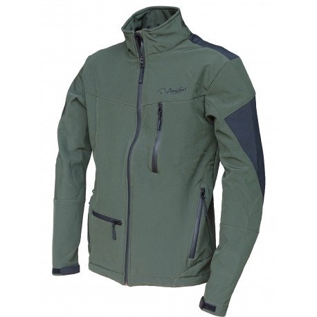 Chaqueta soft shell  "everest" -caqui/ negro