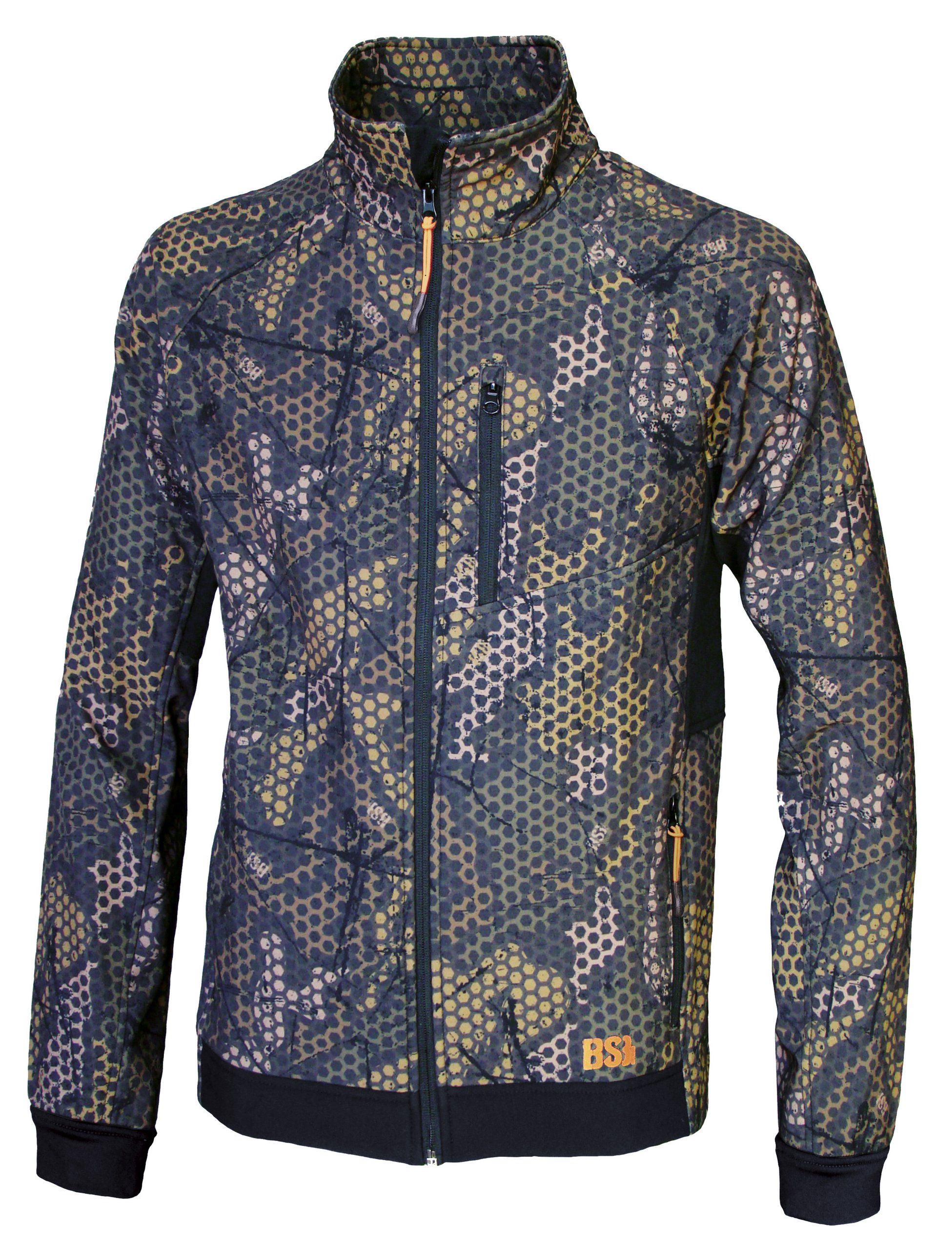 Benisport Chaqueta soft shell "forest print" - camuflaje - S (299/S)