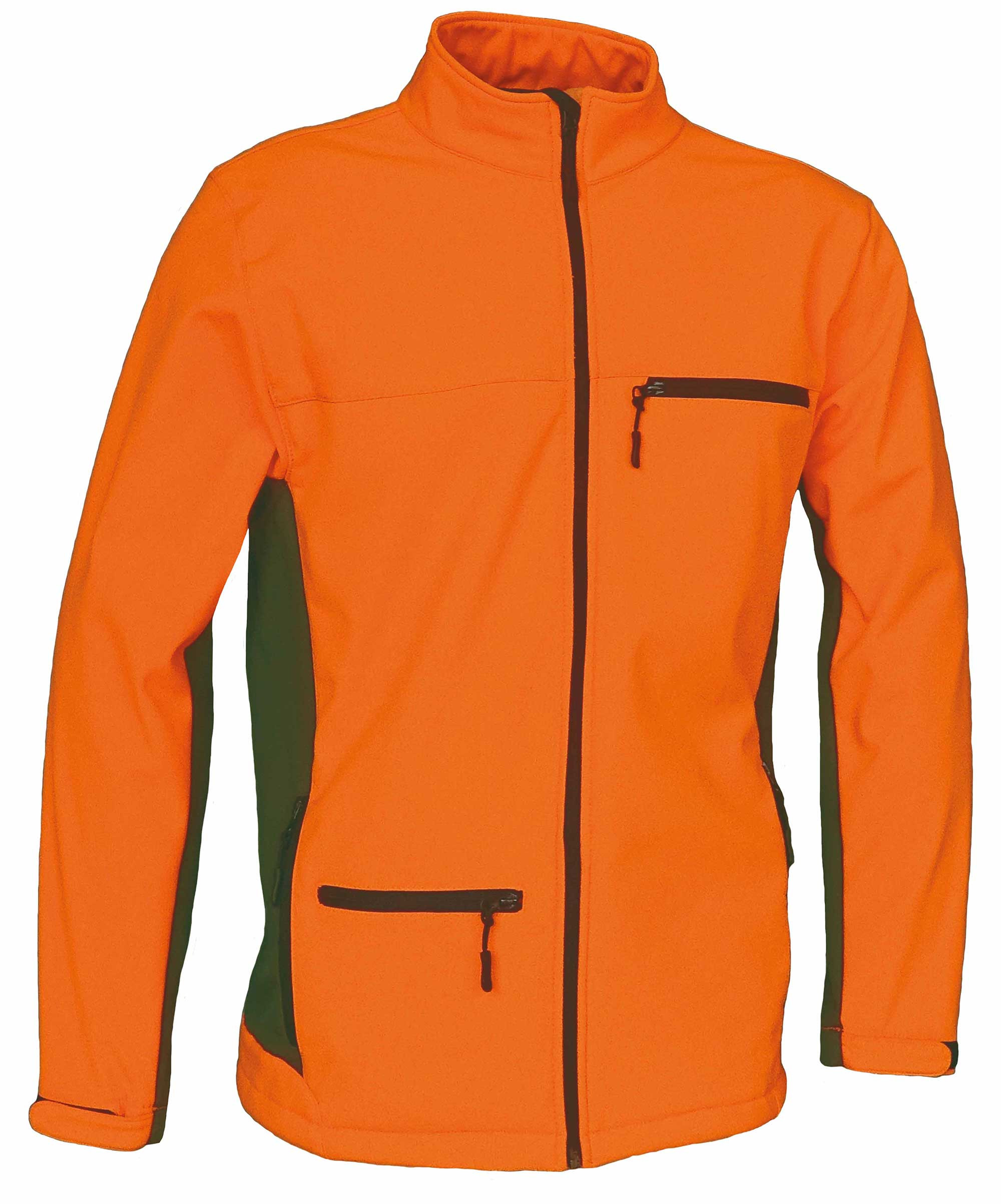 CHAQUETA SOFT SHELL "NORWAY" CAQUI/NARANJA - Naranja / 5XL (283/5XL)