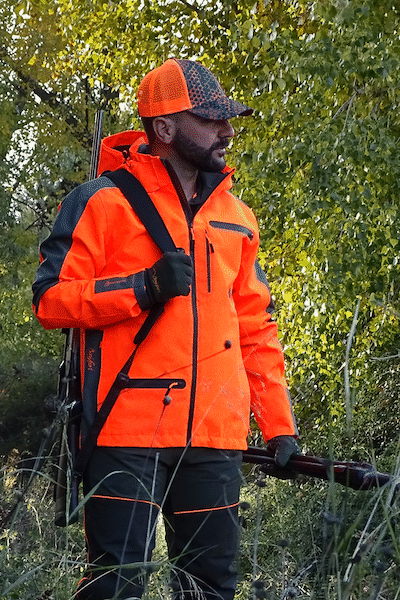 Chaqueta impermeable " Garúa" visibilidad realzada -Benisport