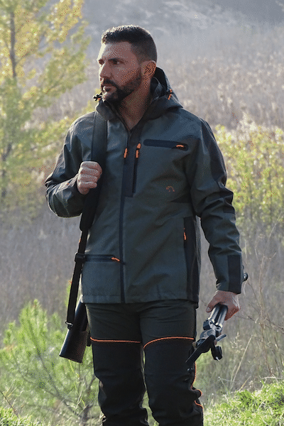 Chaqueta impermeable gris "garúa" - Benisport
