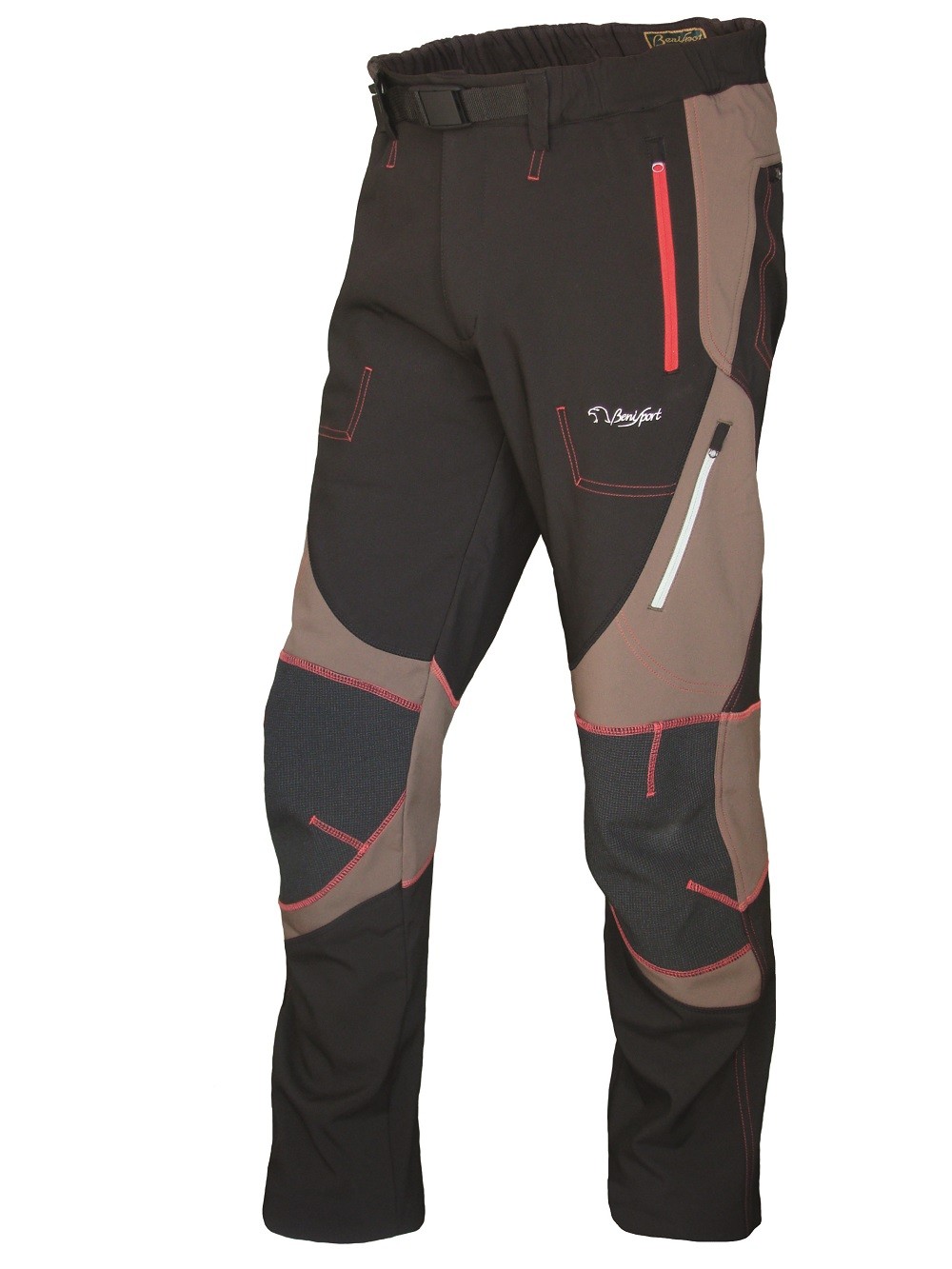 Pantalón soft shell marrón/negro - Benisport ®