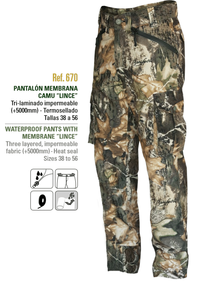 Pantalón impermeable trilaminado "lince" - Benisport ®