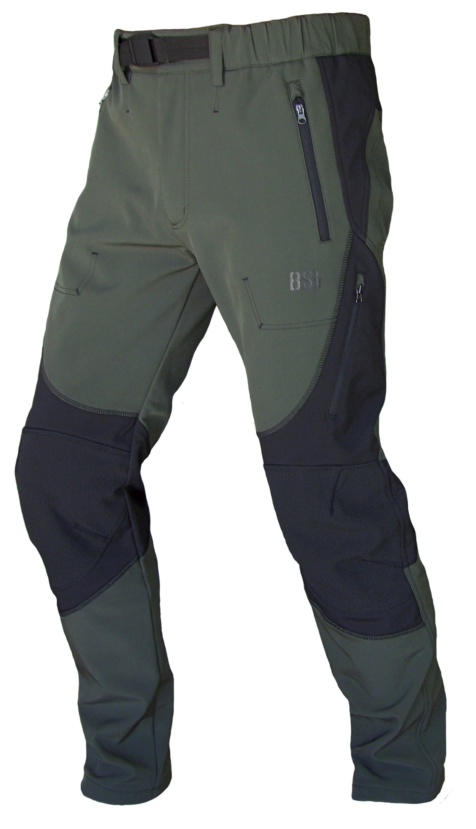 Pantalón soft shell caqui/negro - Caqui / 44 (695/44)