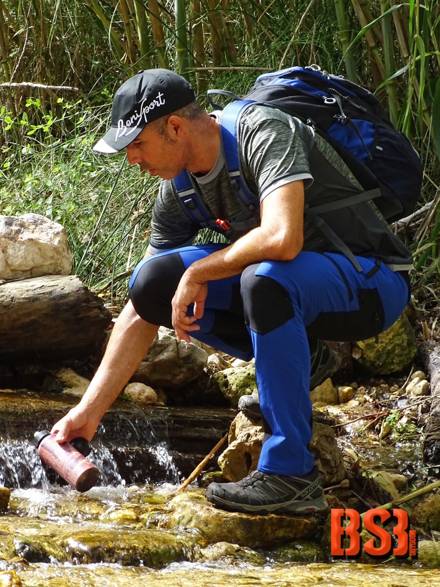 PANTALON AZUL-NEGRO "EBRO"