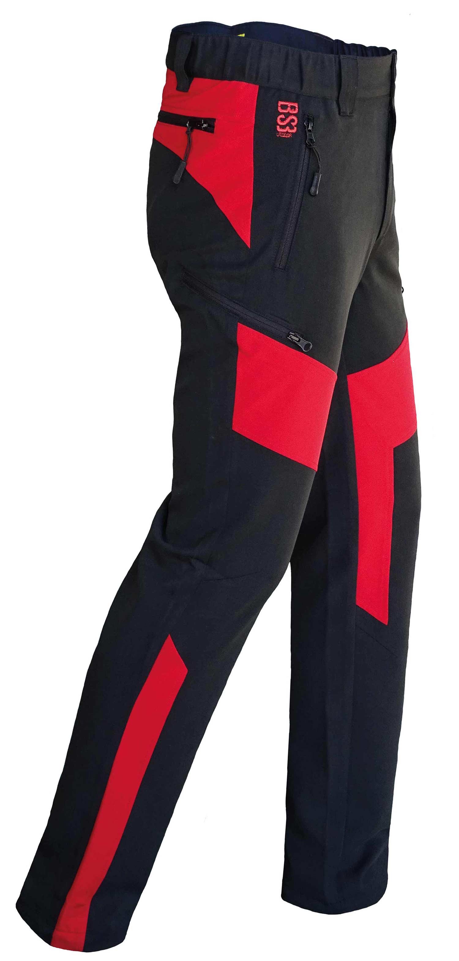PANTALON NEGRO - ROJO "ARNO"