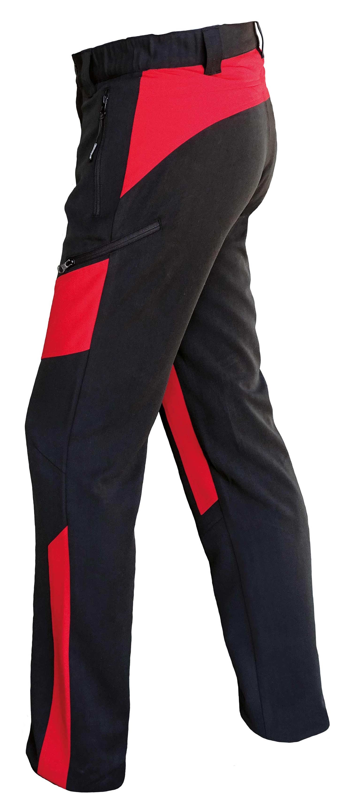 PANTALON NEGRO - ROJO "ARNO"