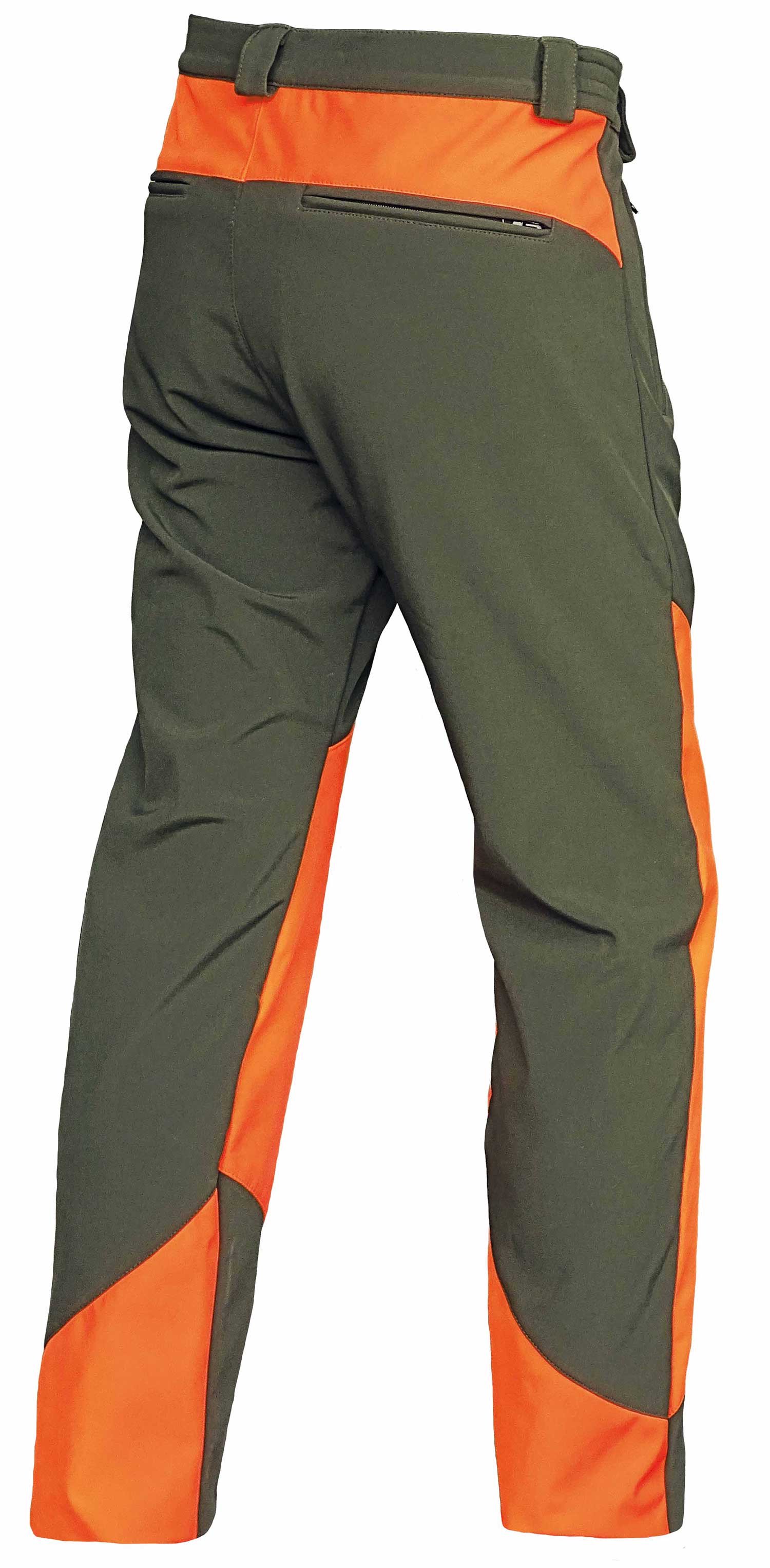 PANTALON SOFT SHELL CAQUI/ NARANJA "NORTH"