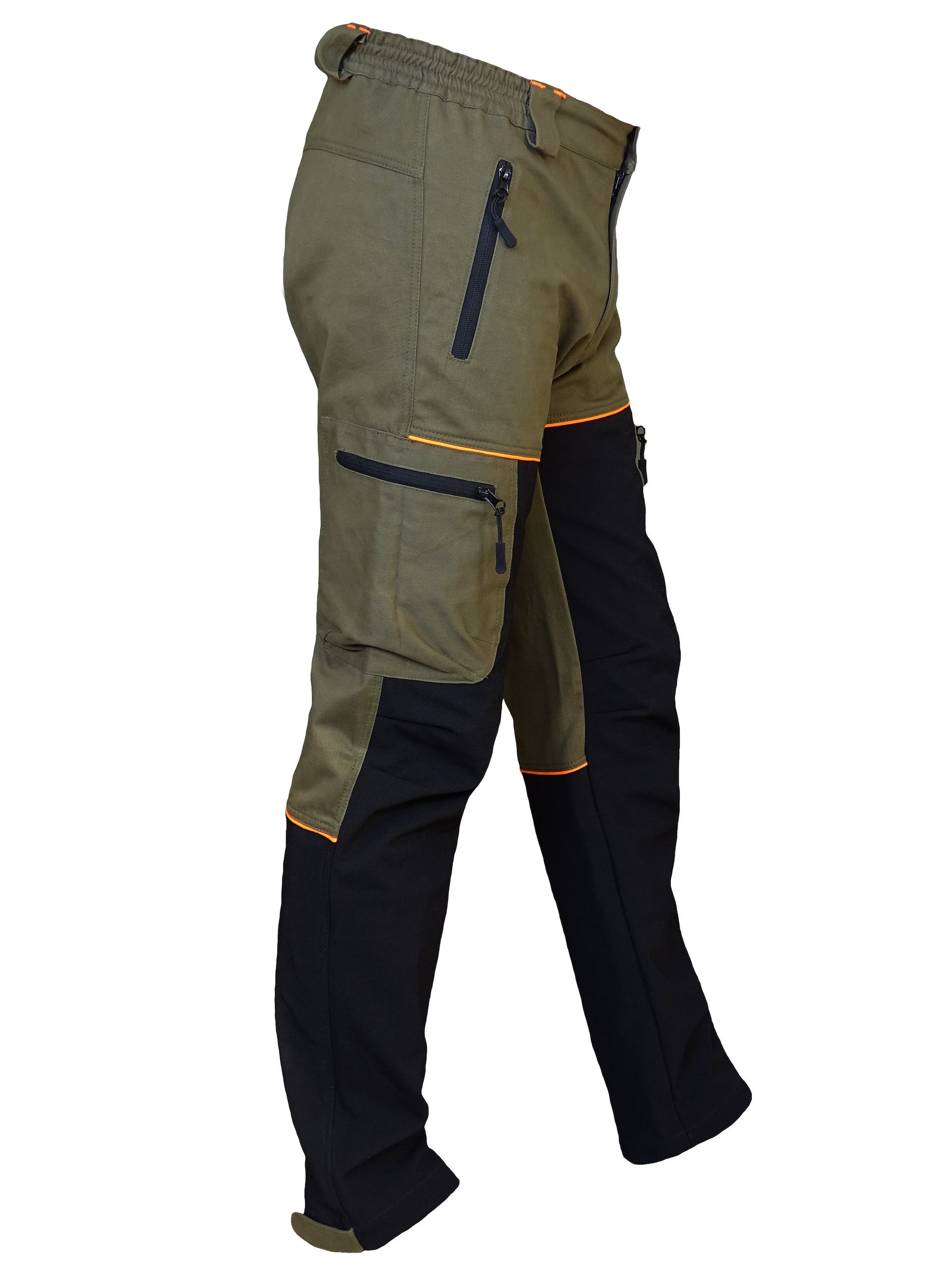 PANTALÓN CON PROTECCIÓN "FORCE" - BENISPORT - Caqui / 42 (603/42)