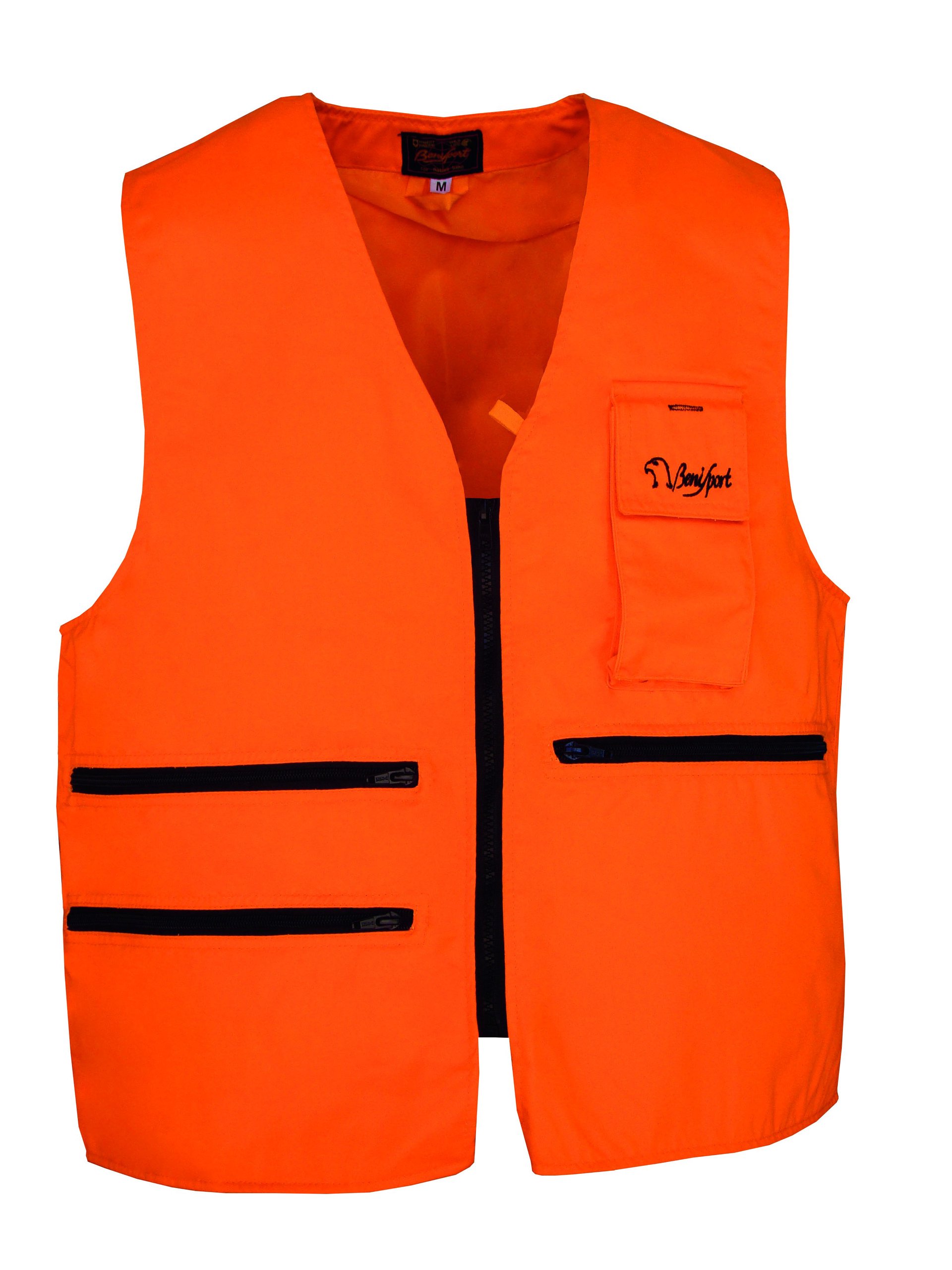 Chaleco naranja alta visibilidad “rehala” - Benisport® chaleco de caza - Naranja / 4XL (744/11)