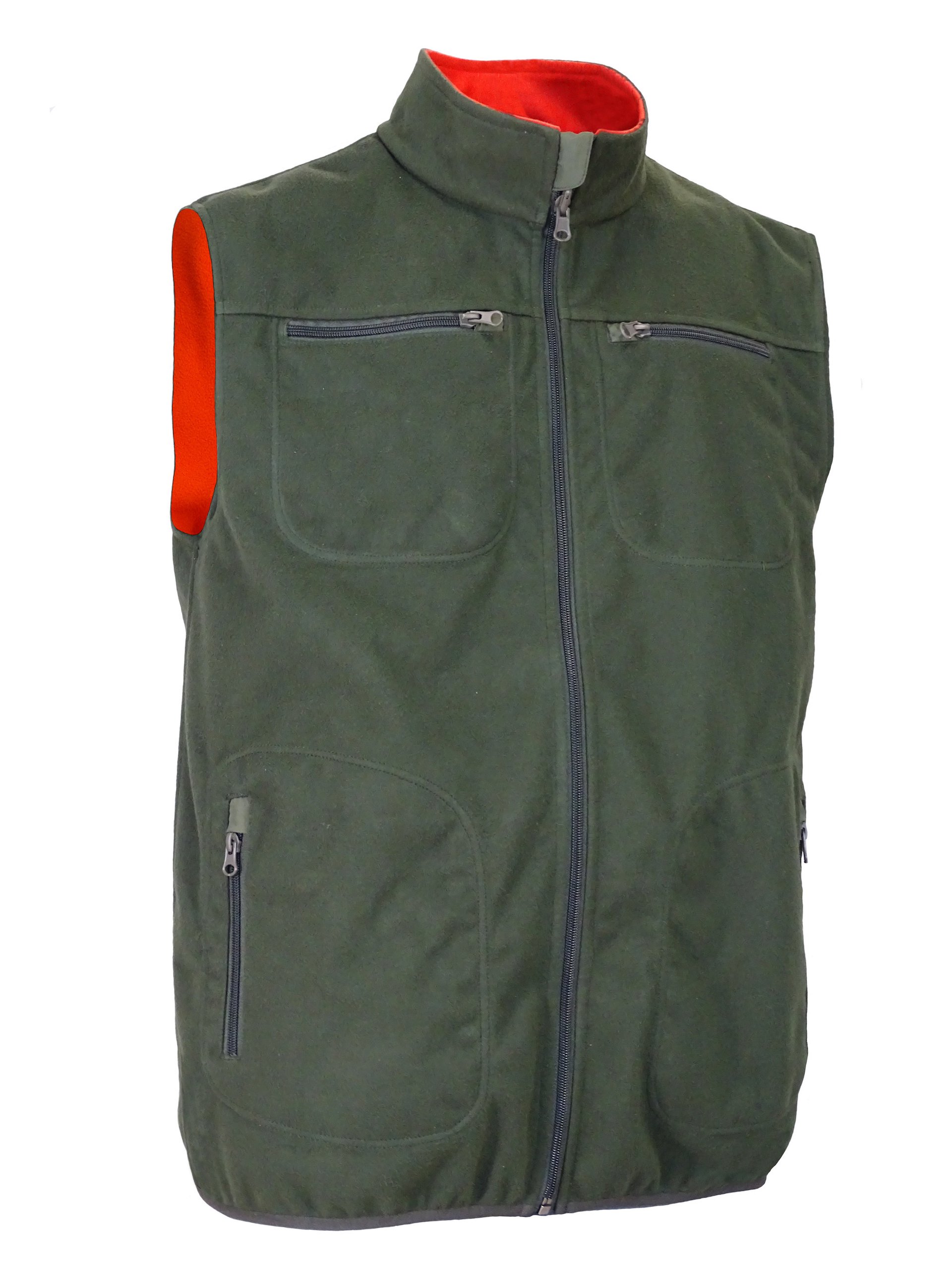 CHALECO REVESRSIBLE "NORTH" CAQUI/ NARANJA | BENISPORT