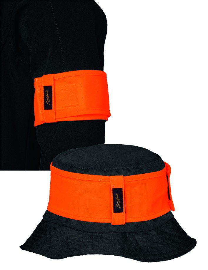Brazalete seguridad naranja