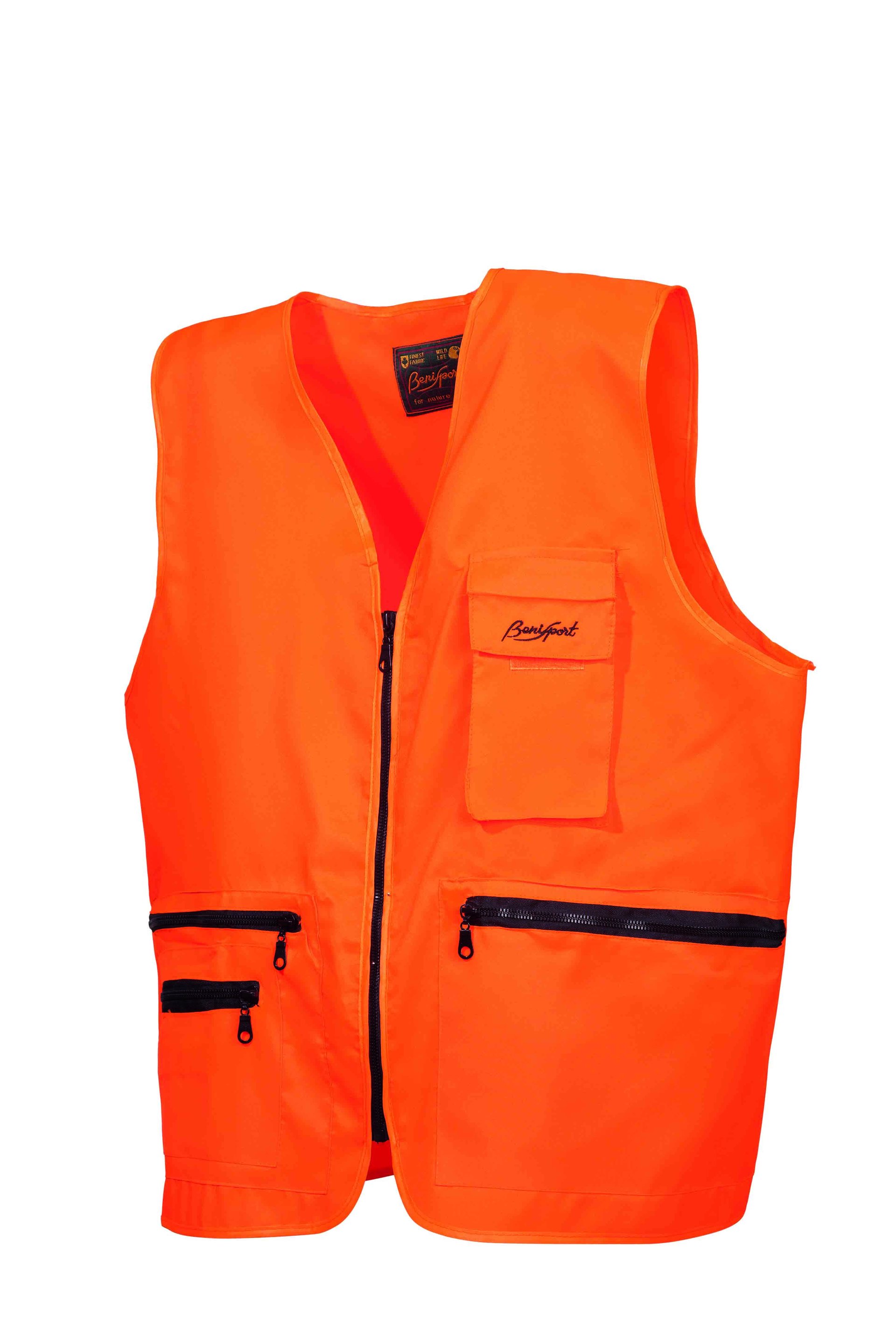 Chaleco naranja fluoresente "basic line" - Benisport ®