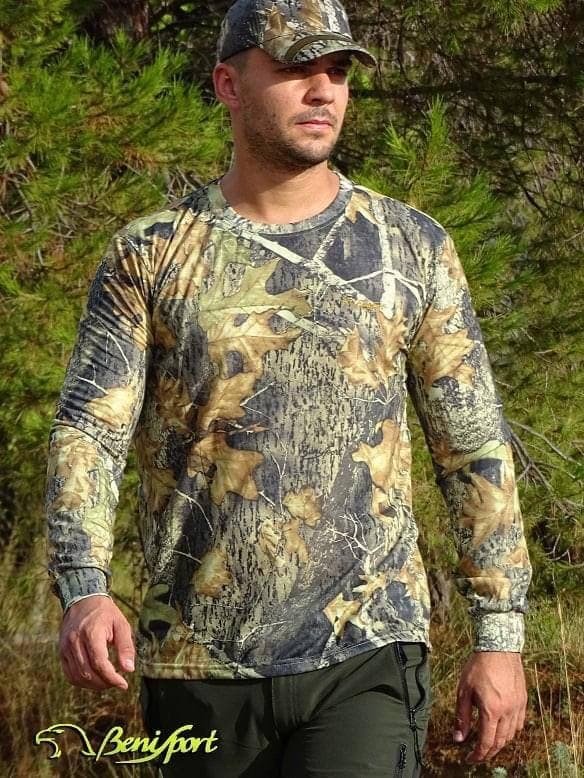 Camiseta camu "flecha" - manga larga -Benisport ®