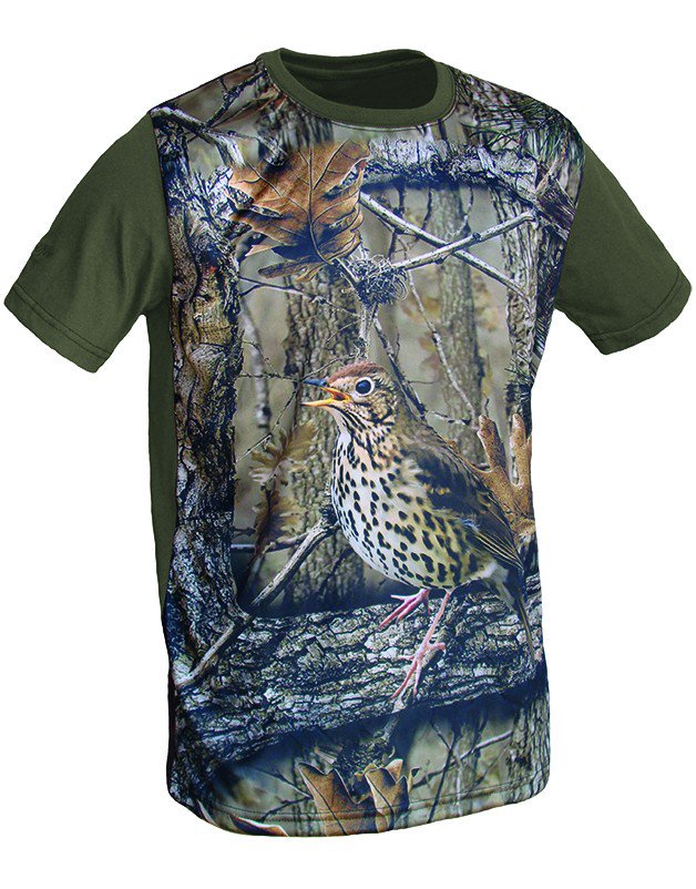 Camiseta 3D "zorzal"