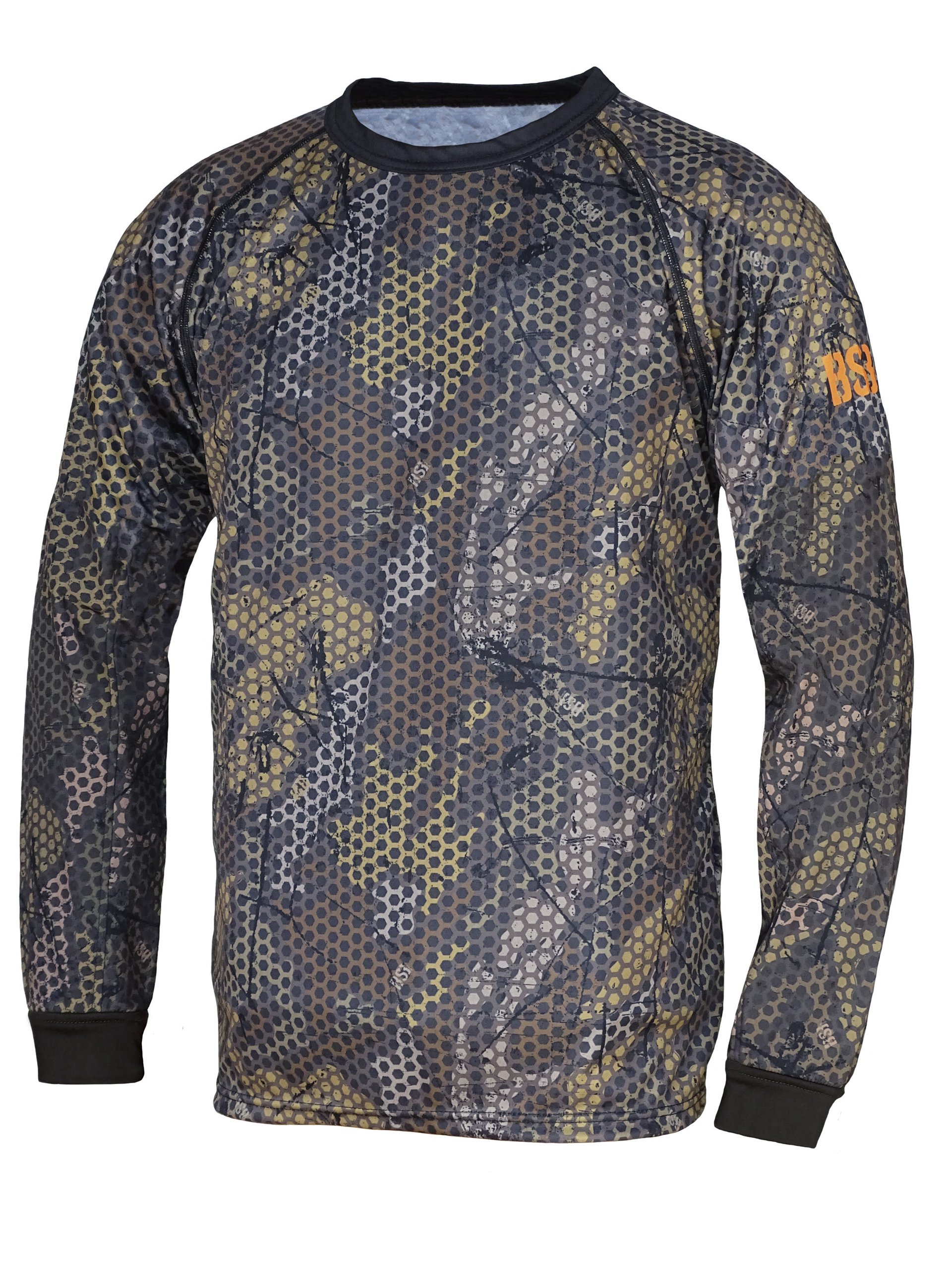 Benisport Camiseta técnica "forest print" - manga larga - camuflaje - 5XL (491/5XL)