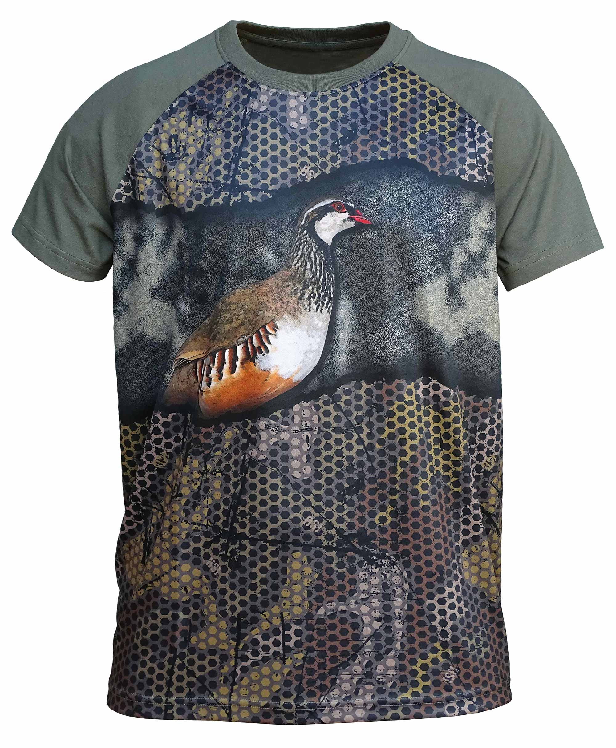 CAMISETA FOREST PRINT 3D "PERDIZ" - XL (494/XL)
