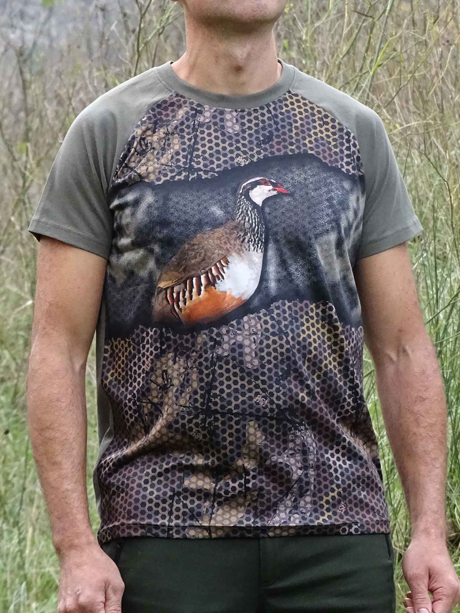CAMISETA FOREST PRINT 3D "PERDIZ"