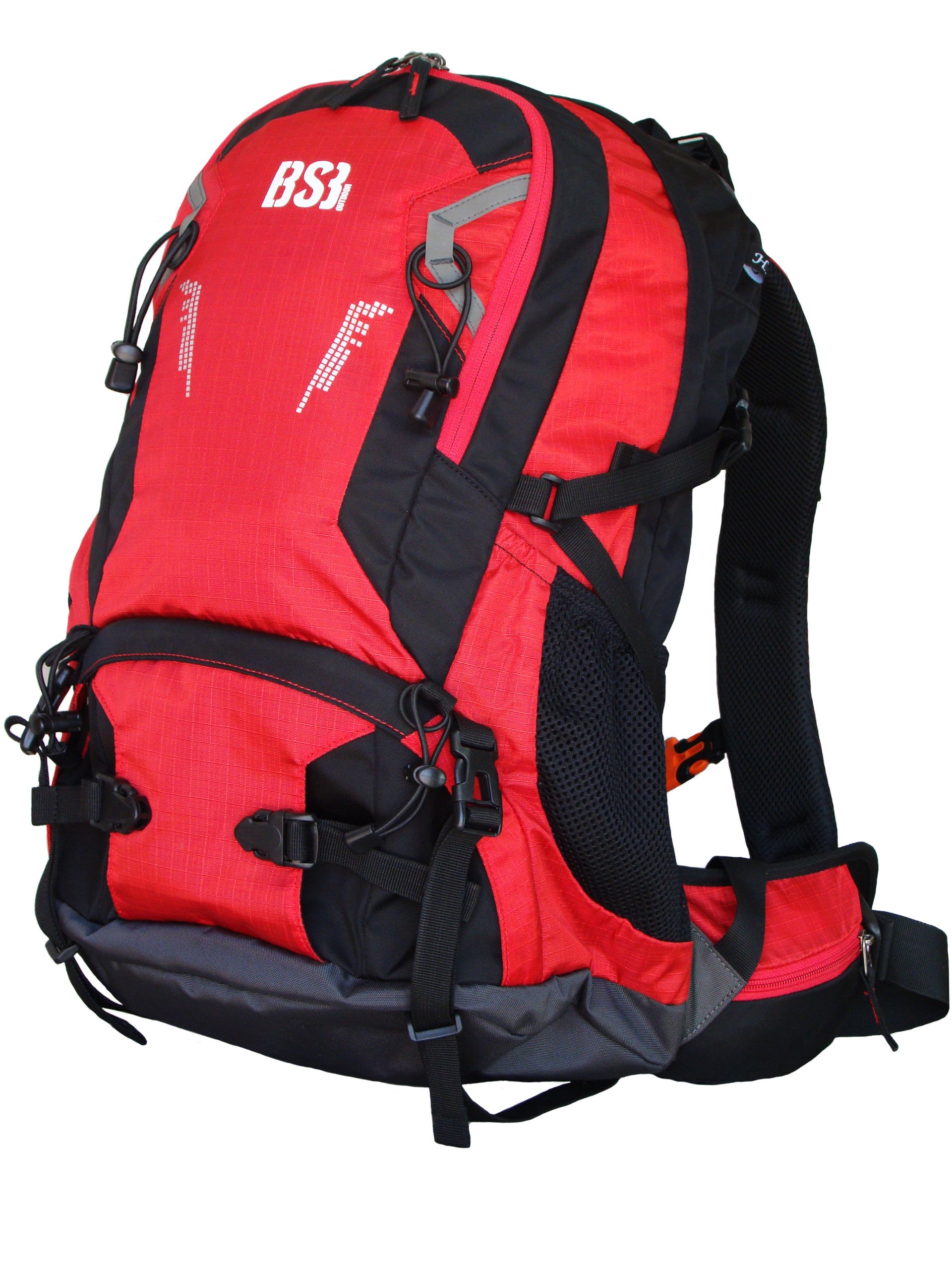 MOCHILA TECNICA "ATLAS" ROJO/NEGRO
