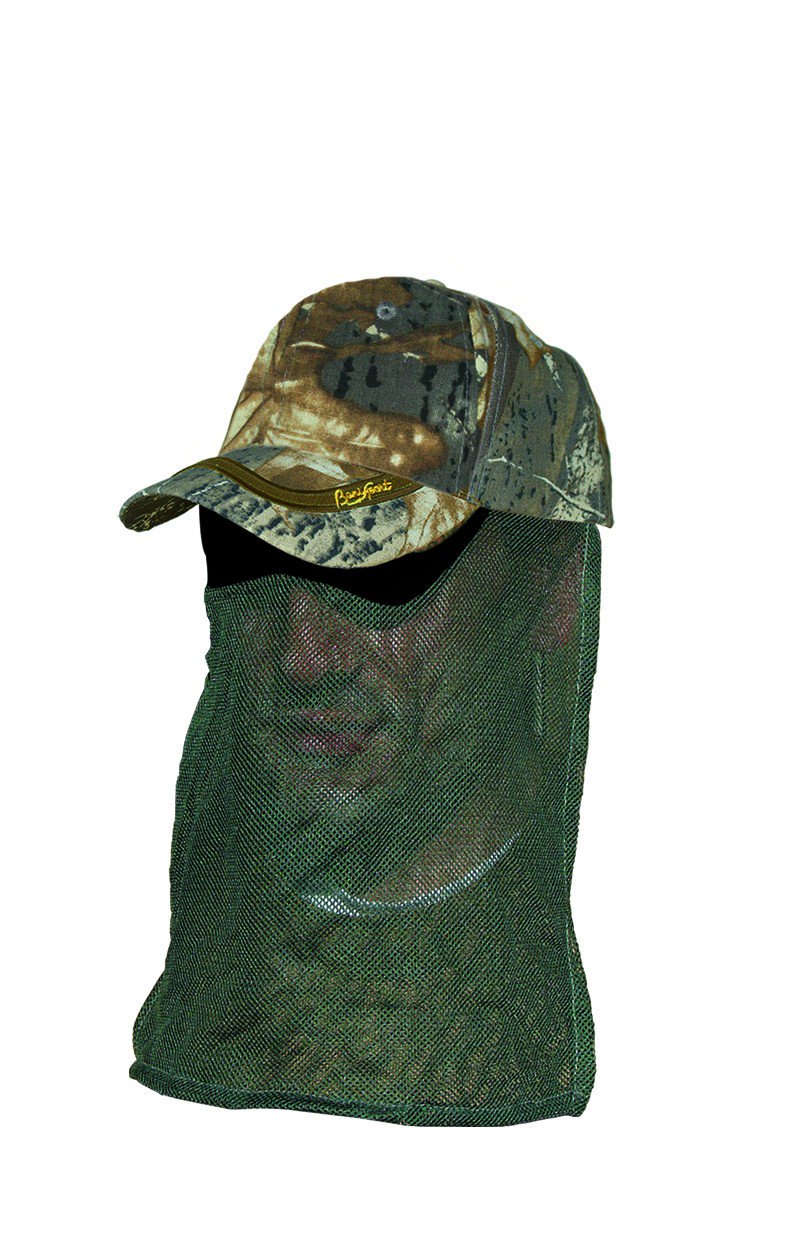 Gorra 6 paneles con malla “natural camu”