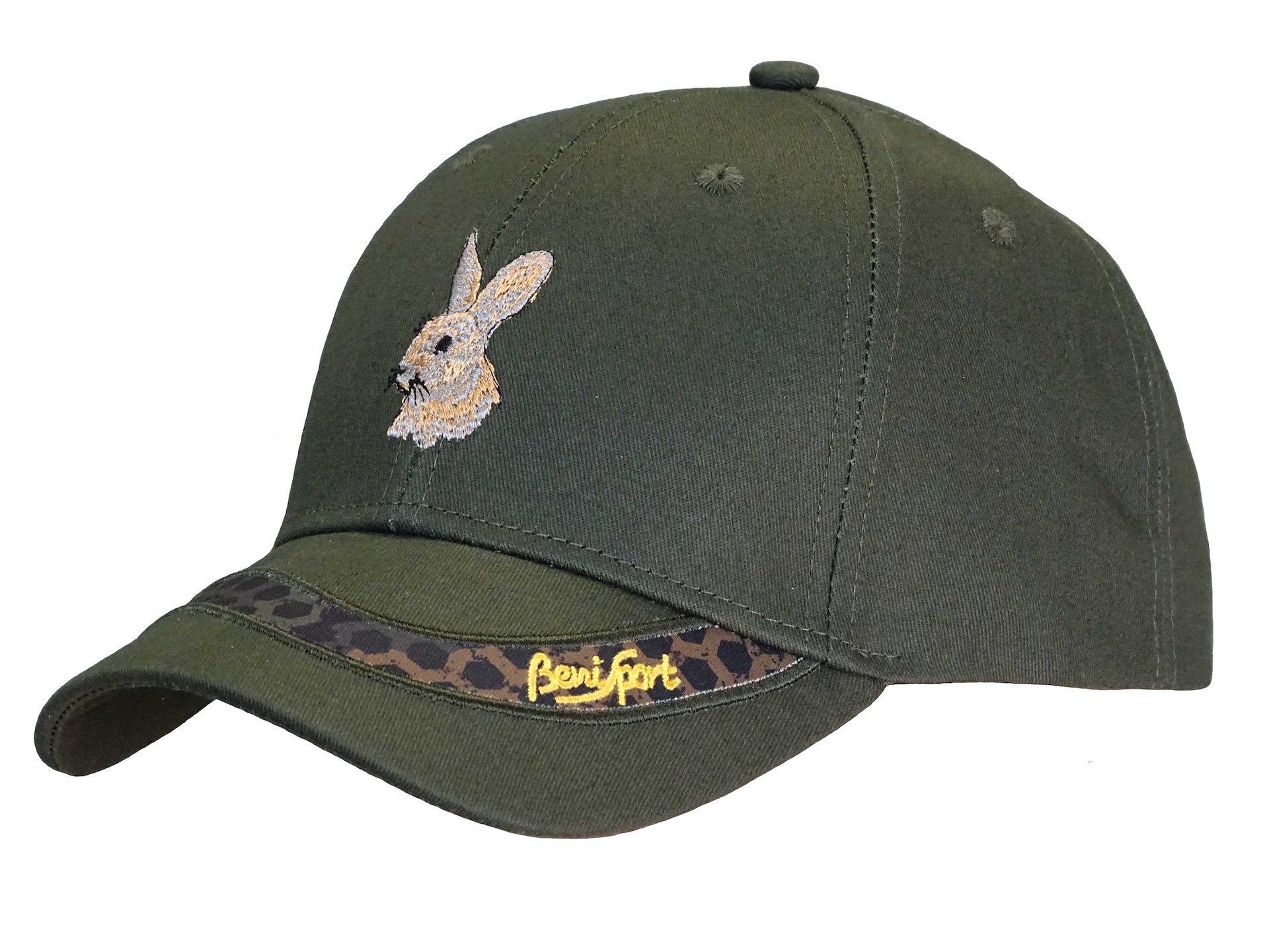 Gorra 6 paneles bordado - conejo