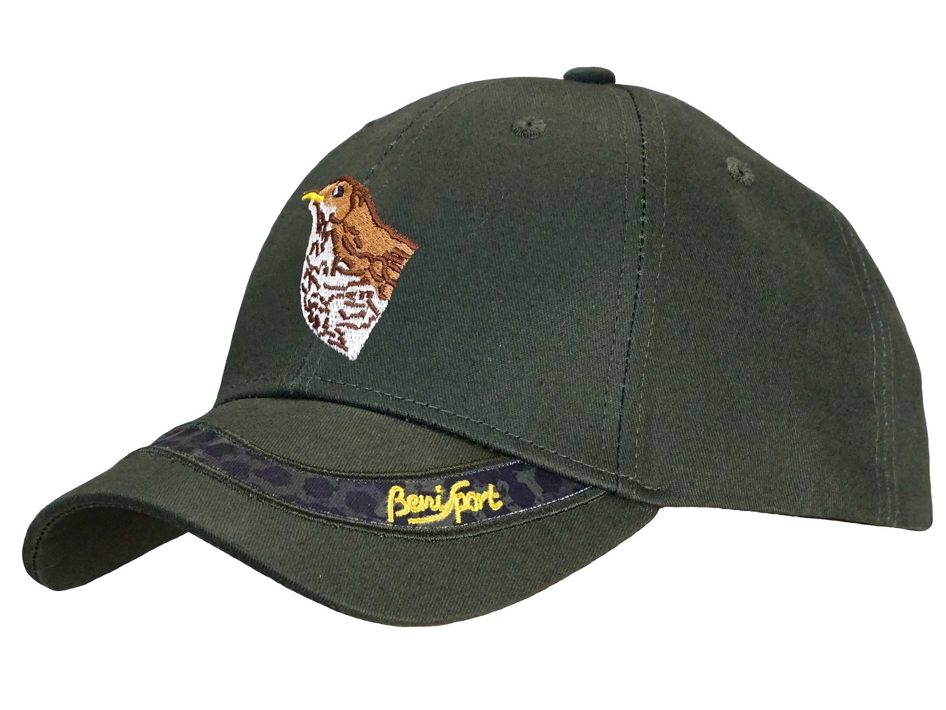 Gorra 6 paneles bordado - zorzal