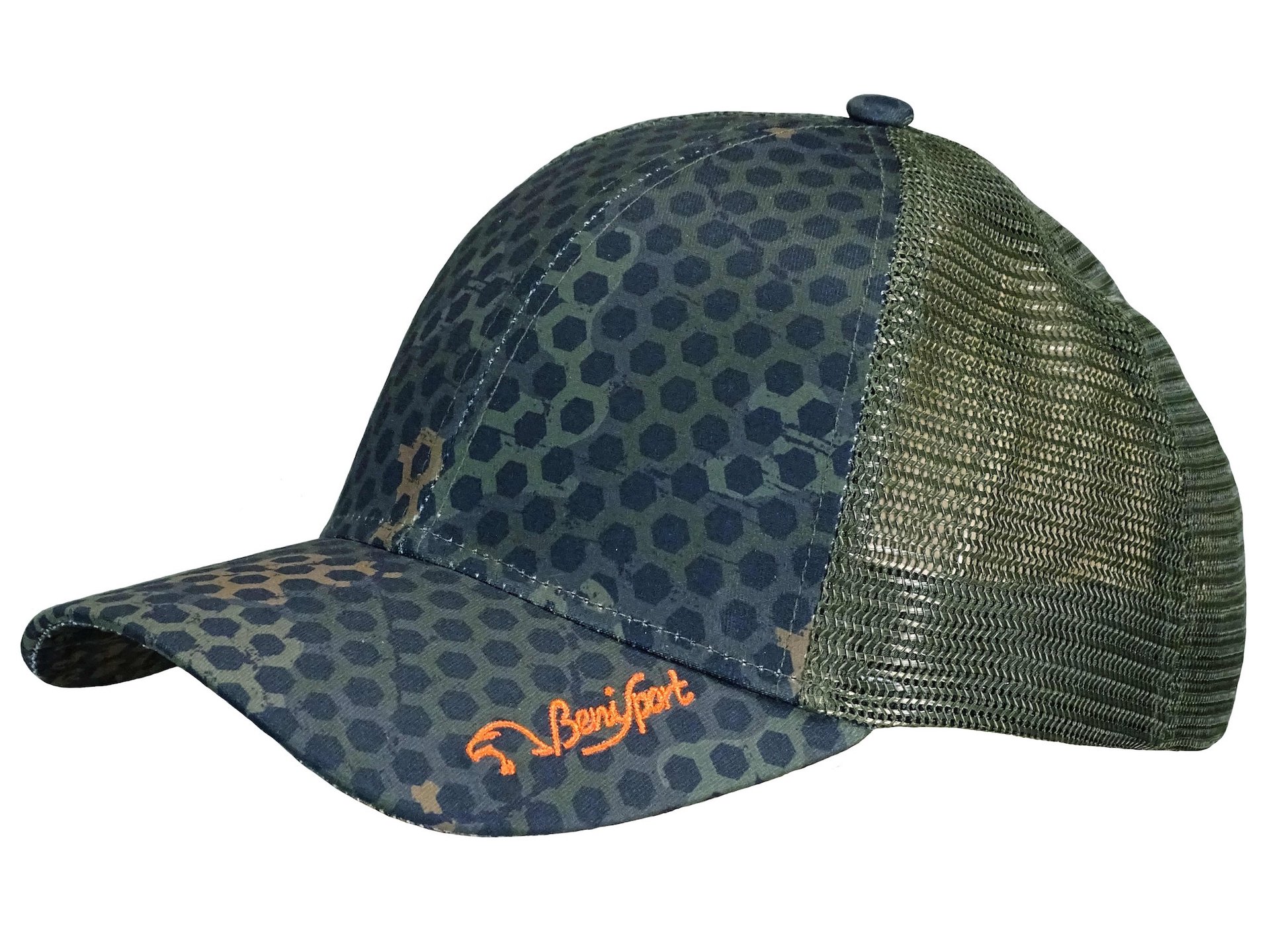 Gorra "Forest print" malla caqui