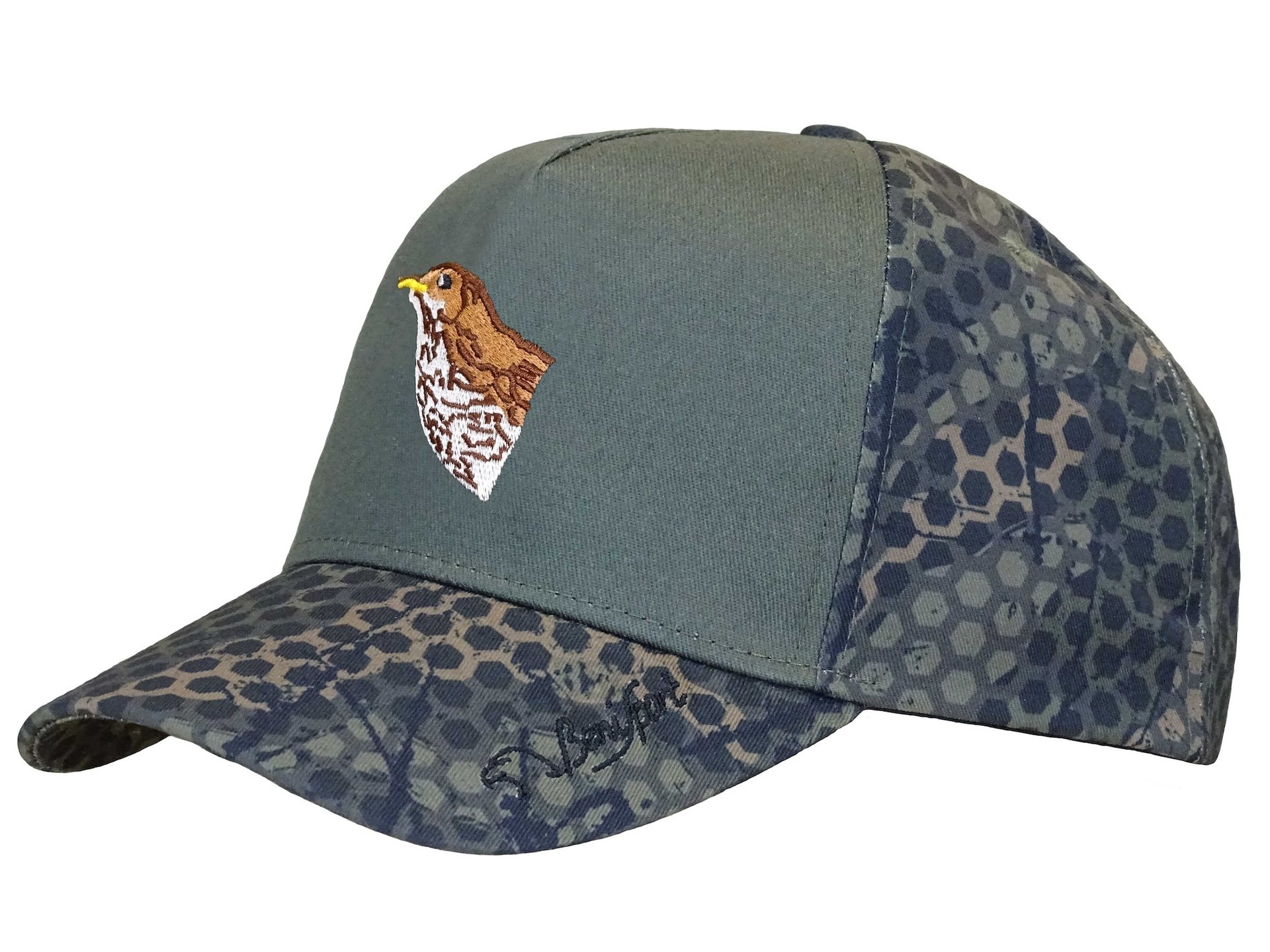 Gorra forest print caqui zorzal - Benisport