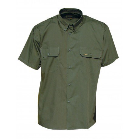 Camisa caqui manga corta