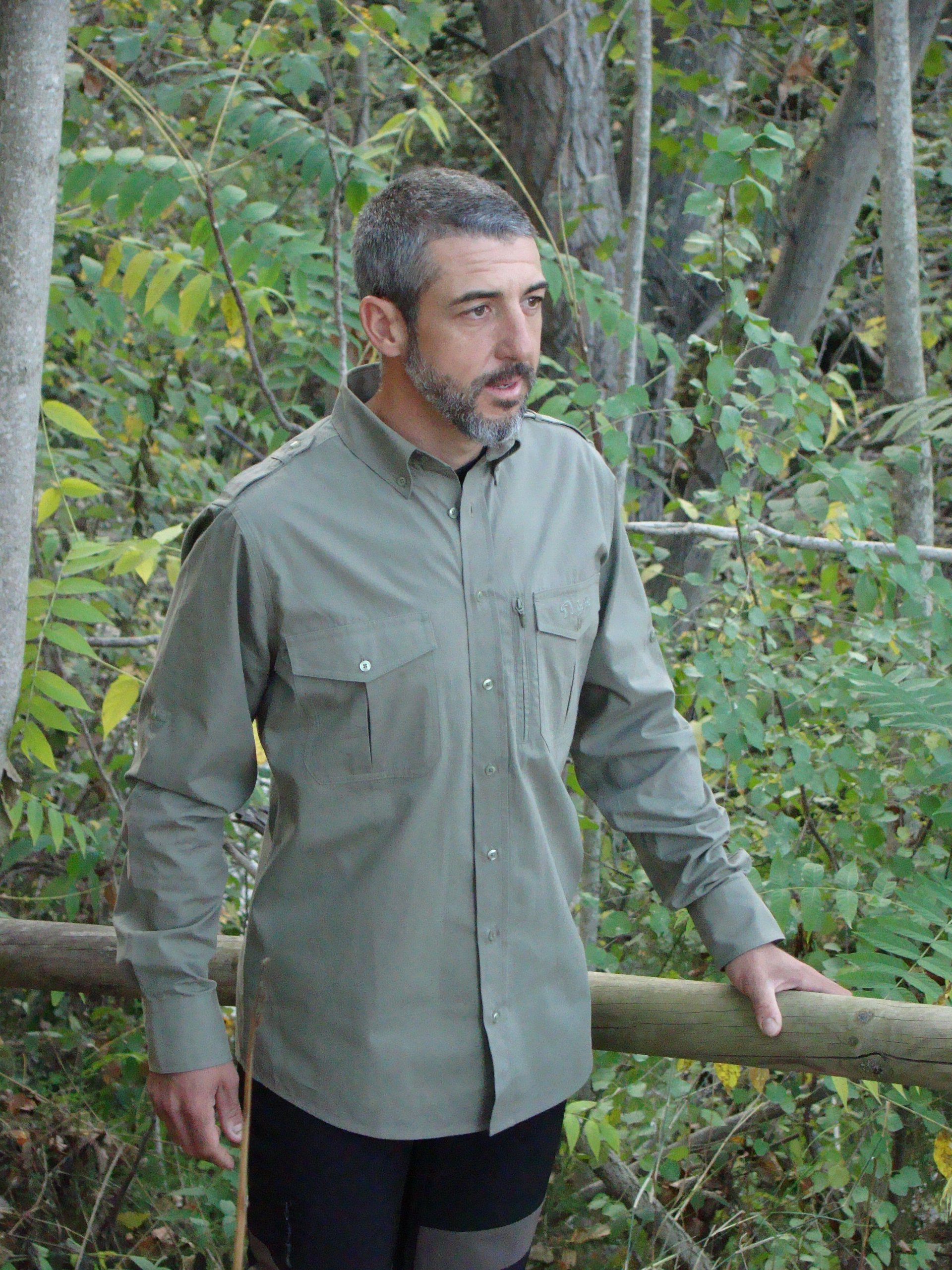 Camisa caqui "safari"