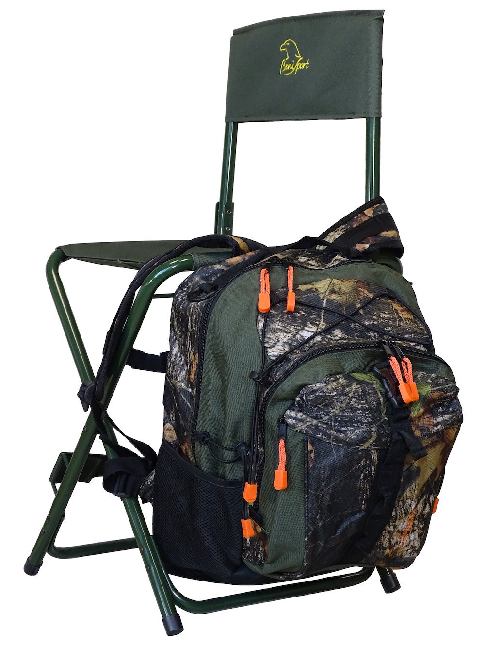 Silla-mochila con respaldo “torcaz” -Benisport®