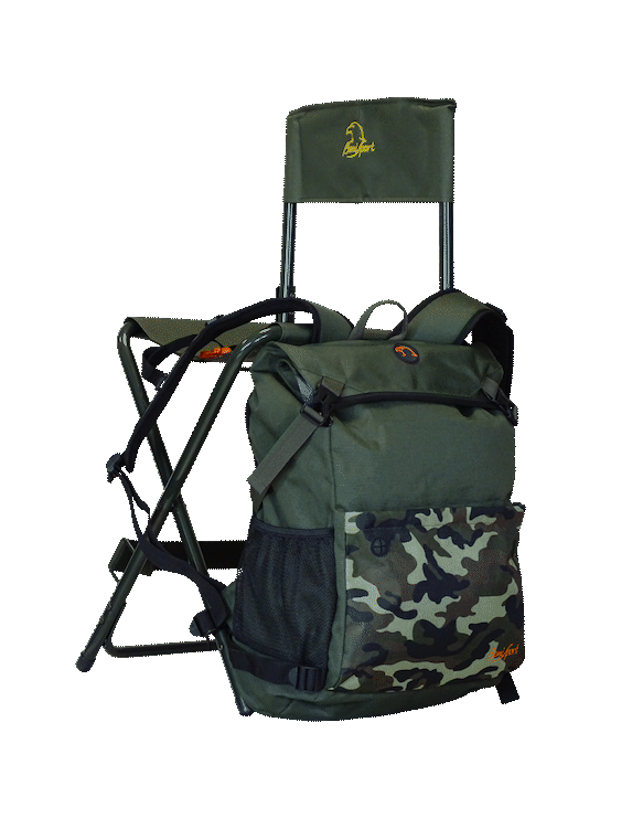 Silla -mochila desmontable "Aitana" Camuflaje verde| Benisport