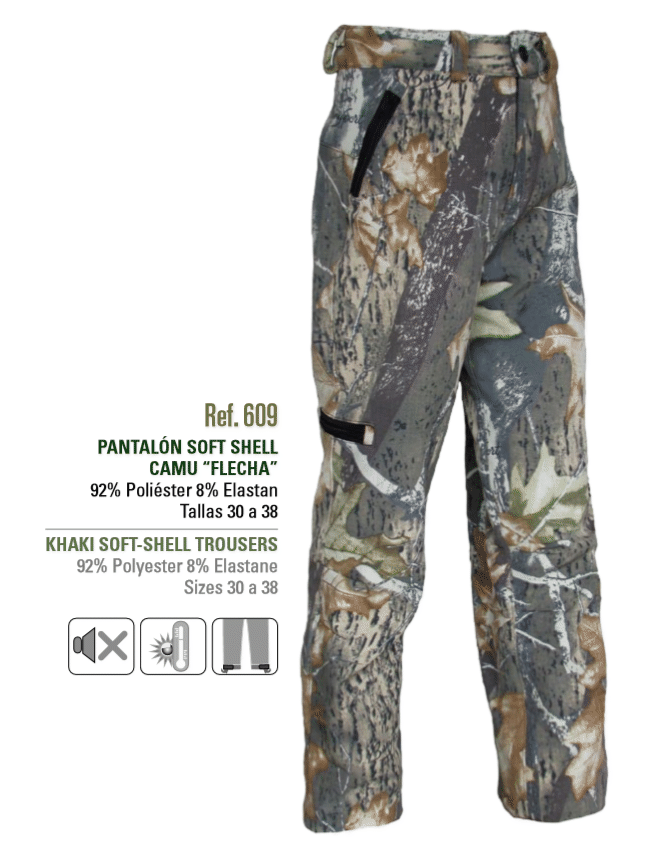 Pantalón soft shell camu "flecha" Infantil- Benisport ®