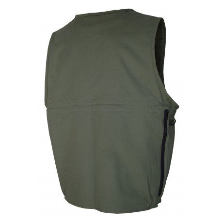 Chaleco "basic" caqui infantil