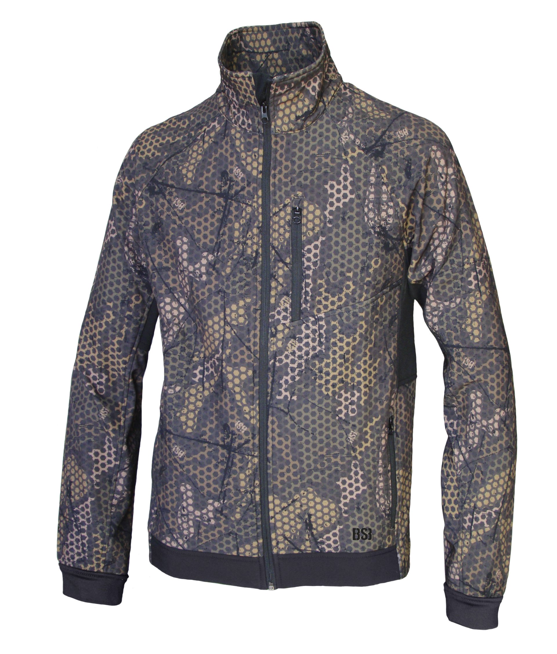 Chaqueta soft shell "forest print"