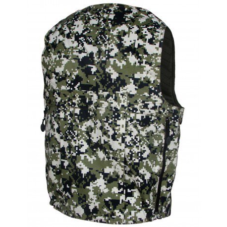 CHALECO RIP STOP - Chaleco de caza marca benisport ® camuflaje pixelado
