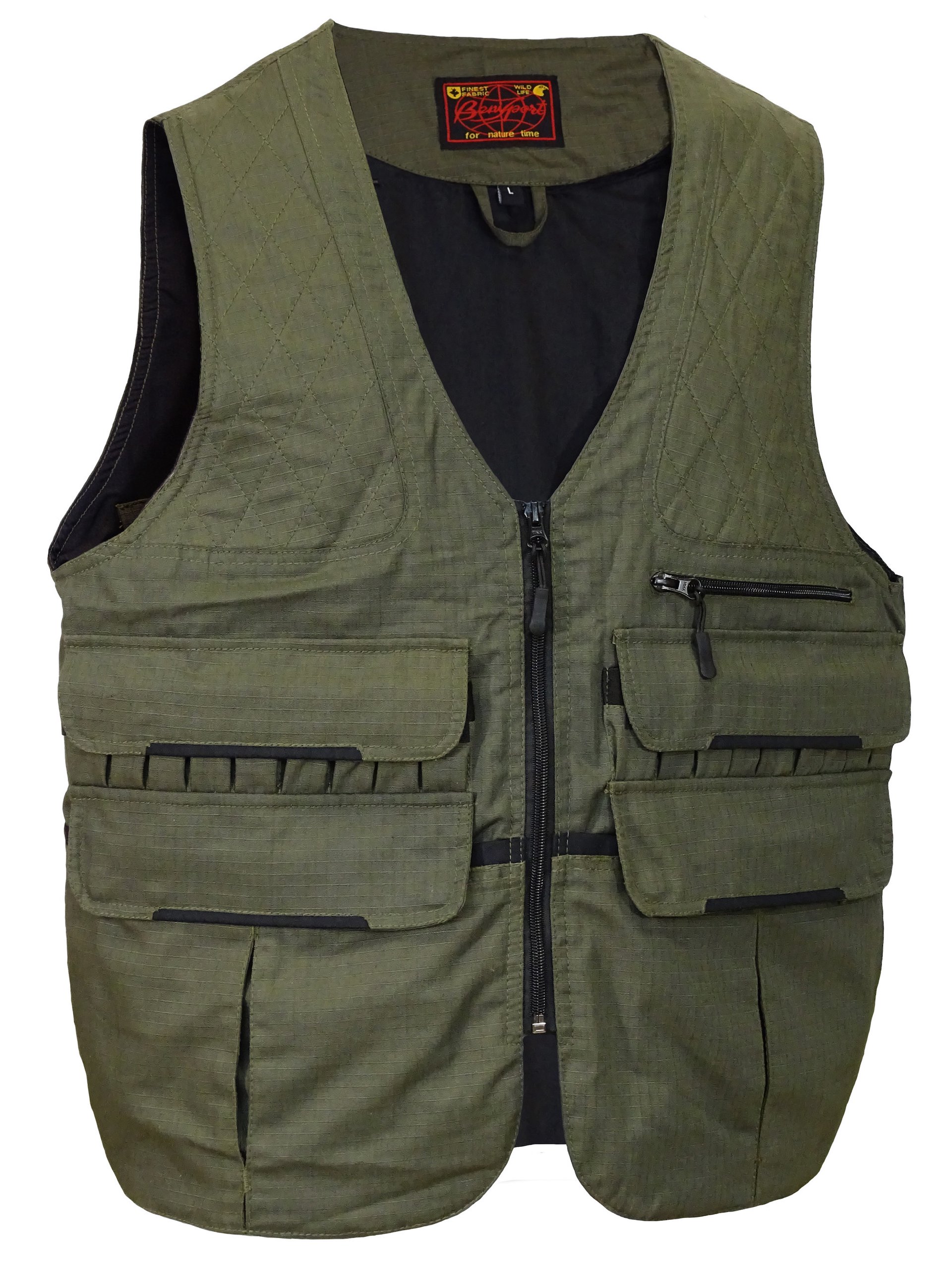 CHALECO DOBLE MORRAL CAQUI RIP STOP “IRON” | BENISPORT