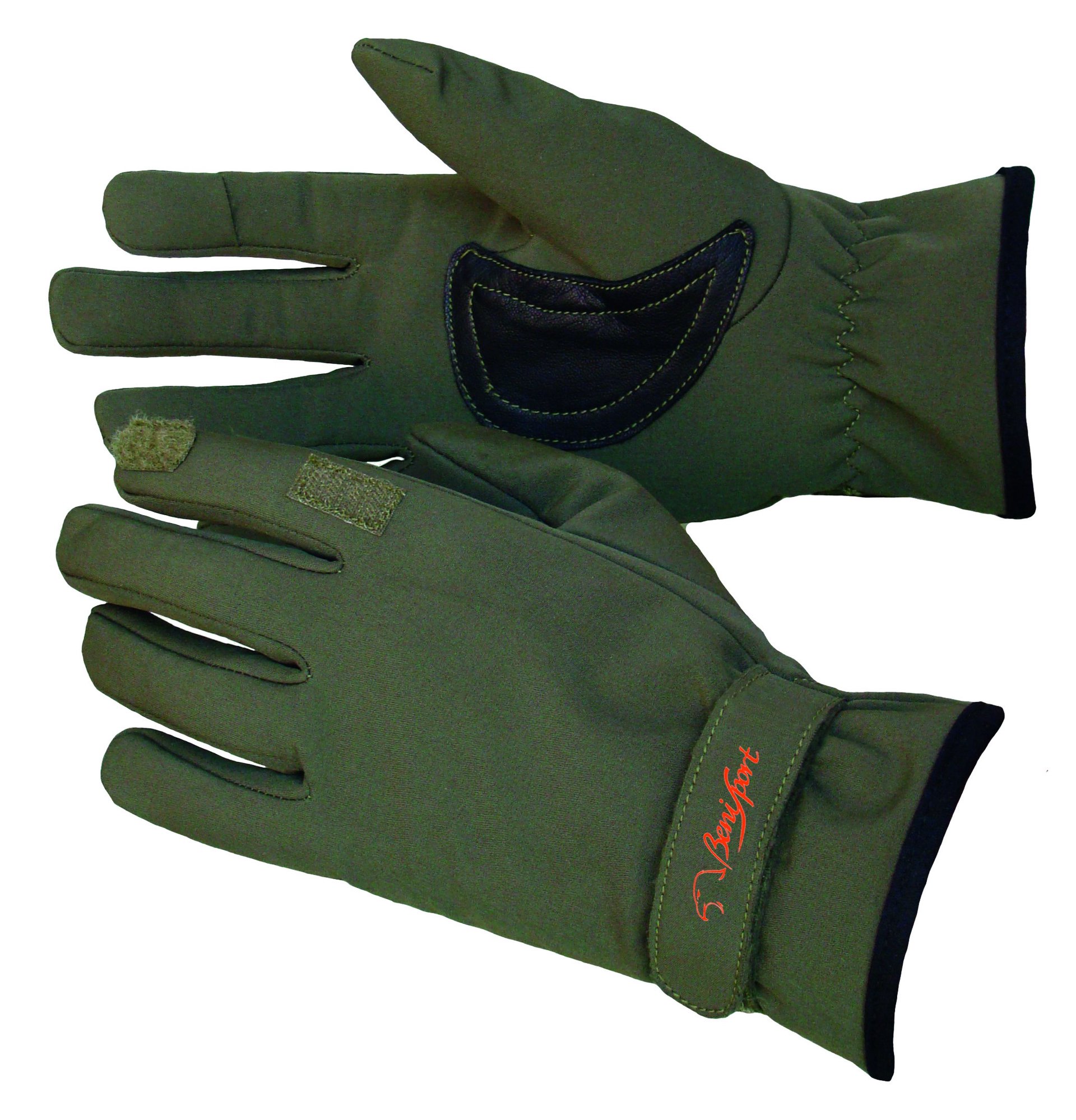 Guantes tri-laminados - caqui - Guantes de caza de la marca benisport® - Caqui / S - 8 (1230/S)