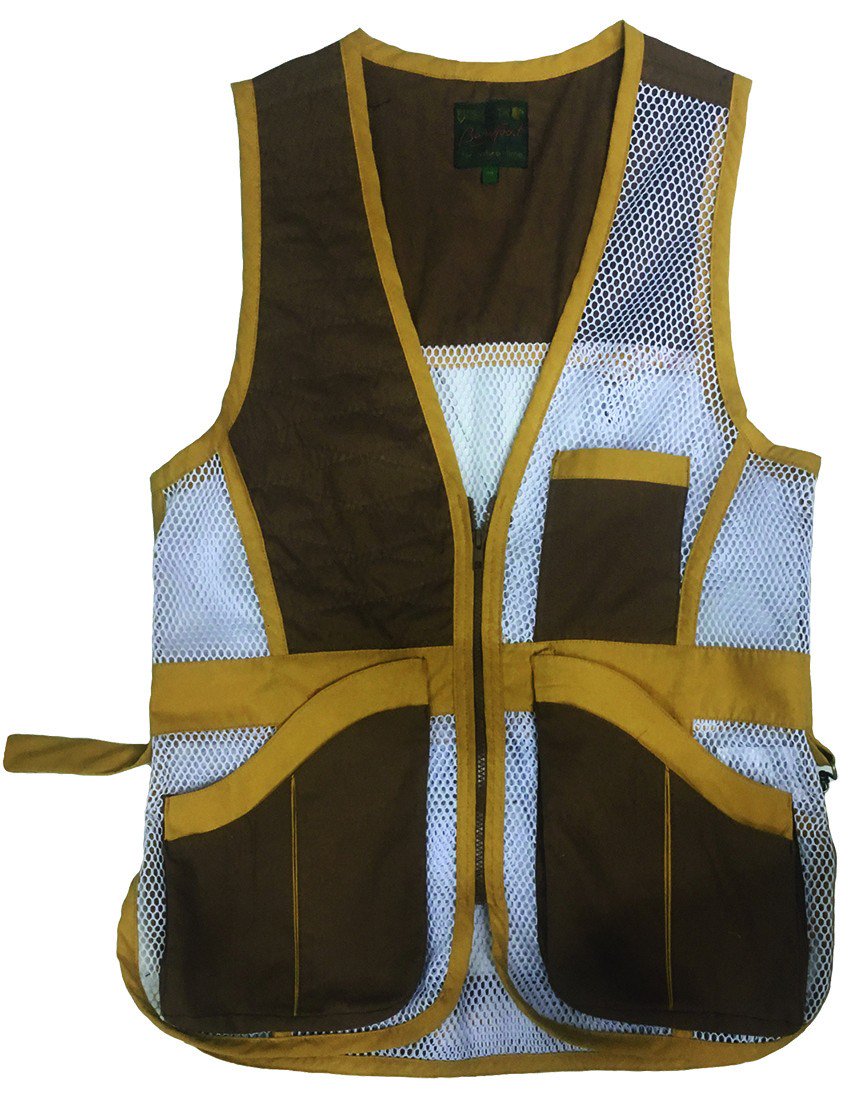 Chaleco tiro tajo - Benisport® chaleco de tiro profesional - Caqui / 5XL (319/12)