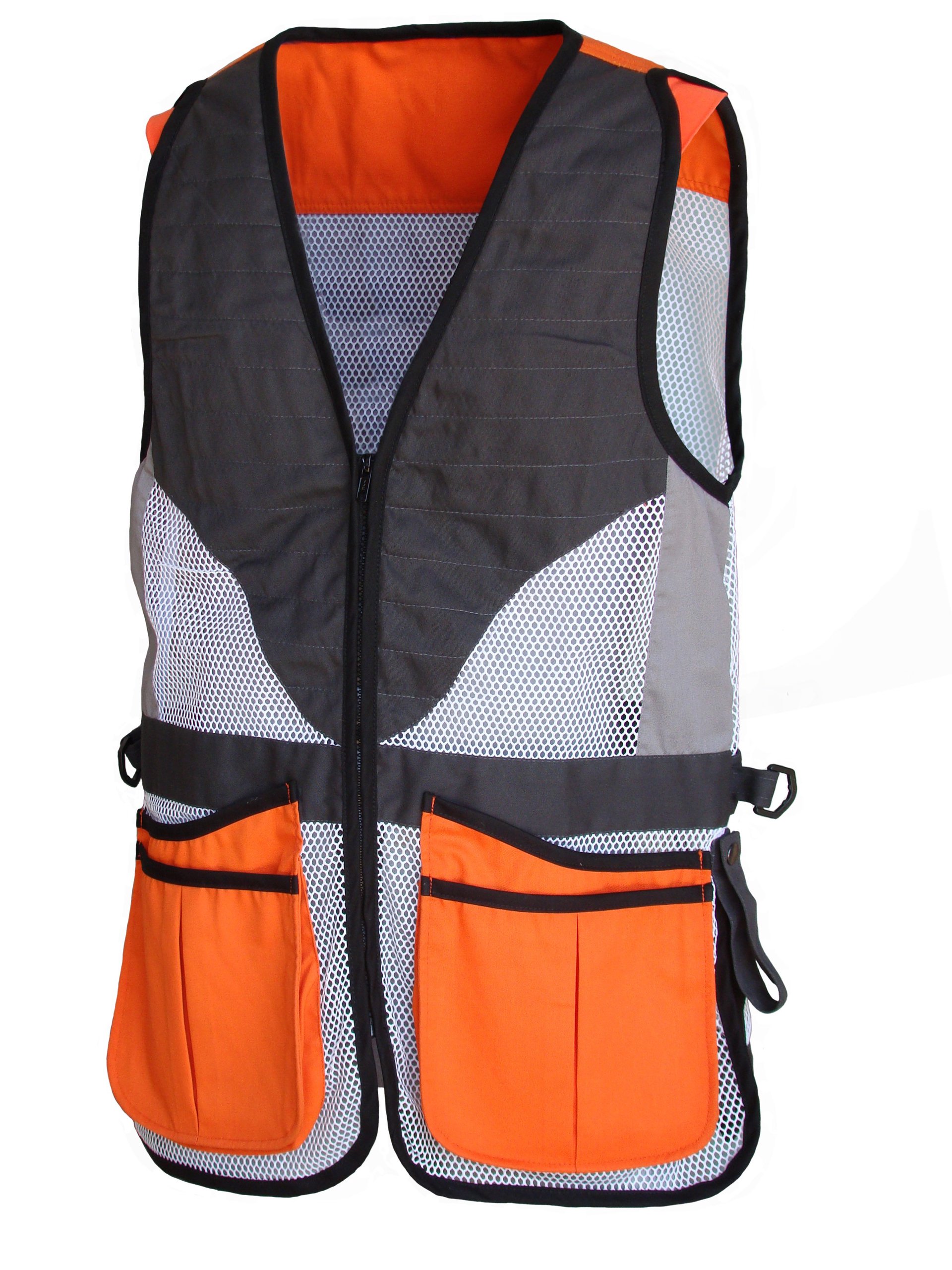 Chaleco de tiro "haya" de color naranja - Benisport® chaleco de tiro profesional