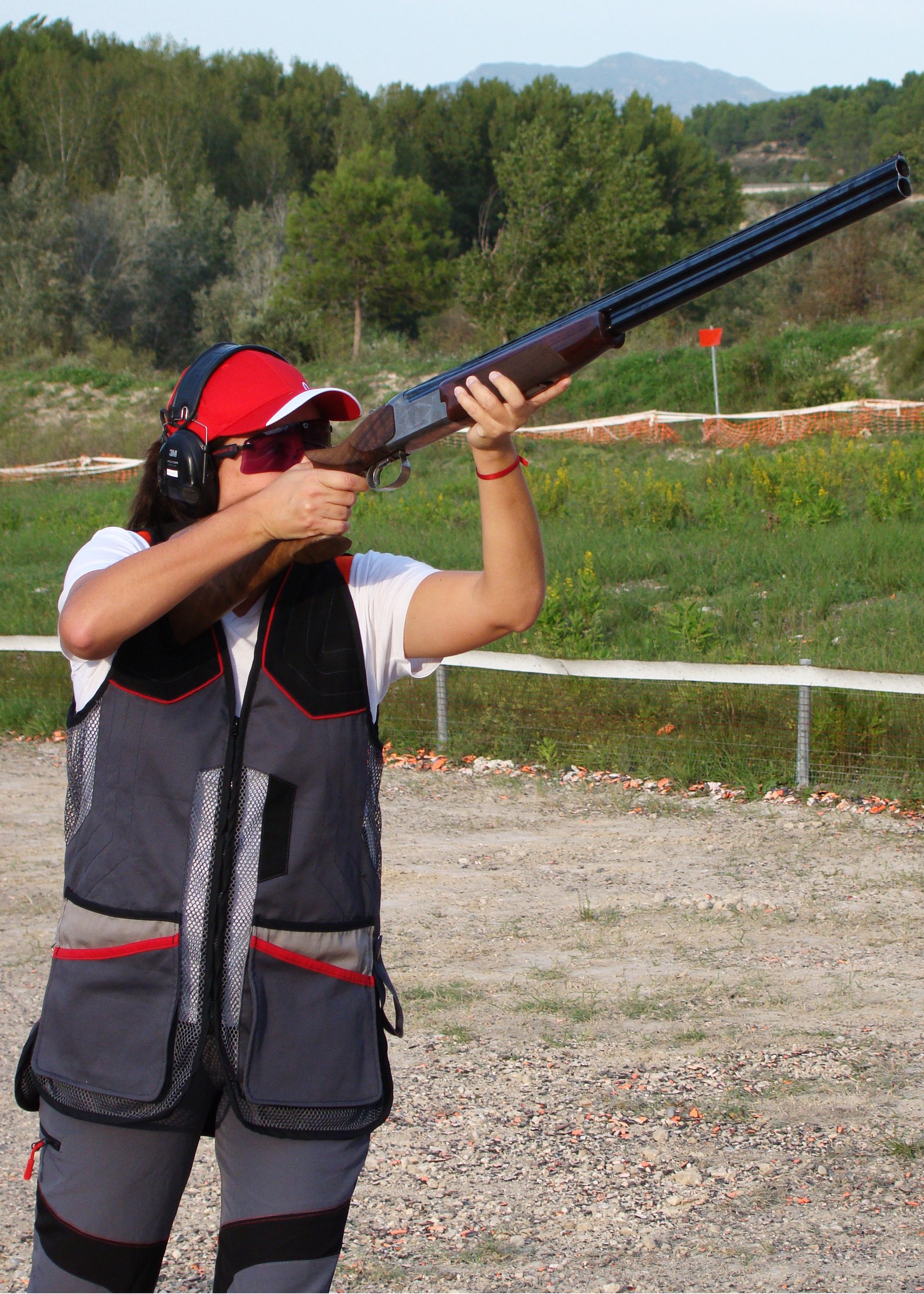 Chaleco tiro gris "pino" - Benisport® chaleco de tiro profesional