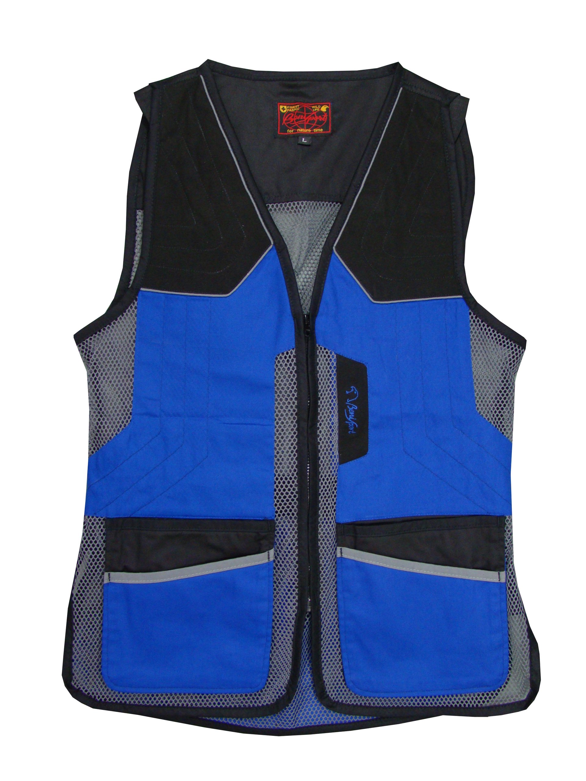 Chaleco tiro azulina "pino" - Benisport® chaleco de competición