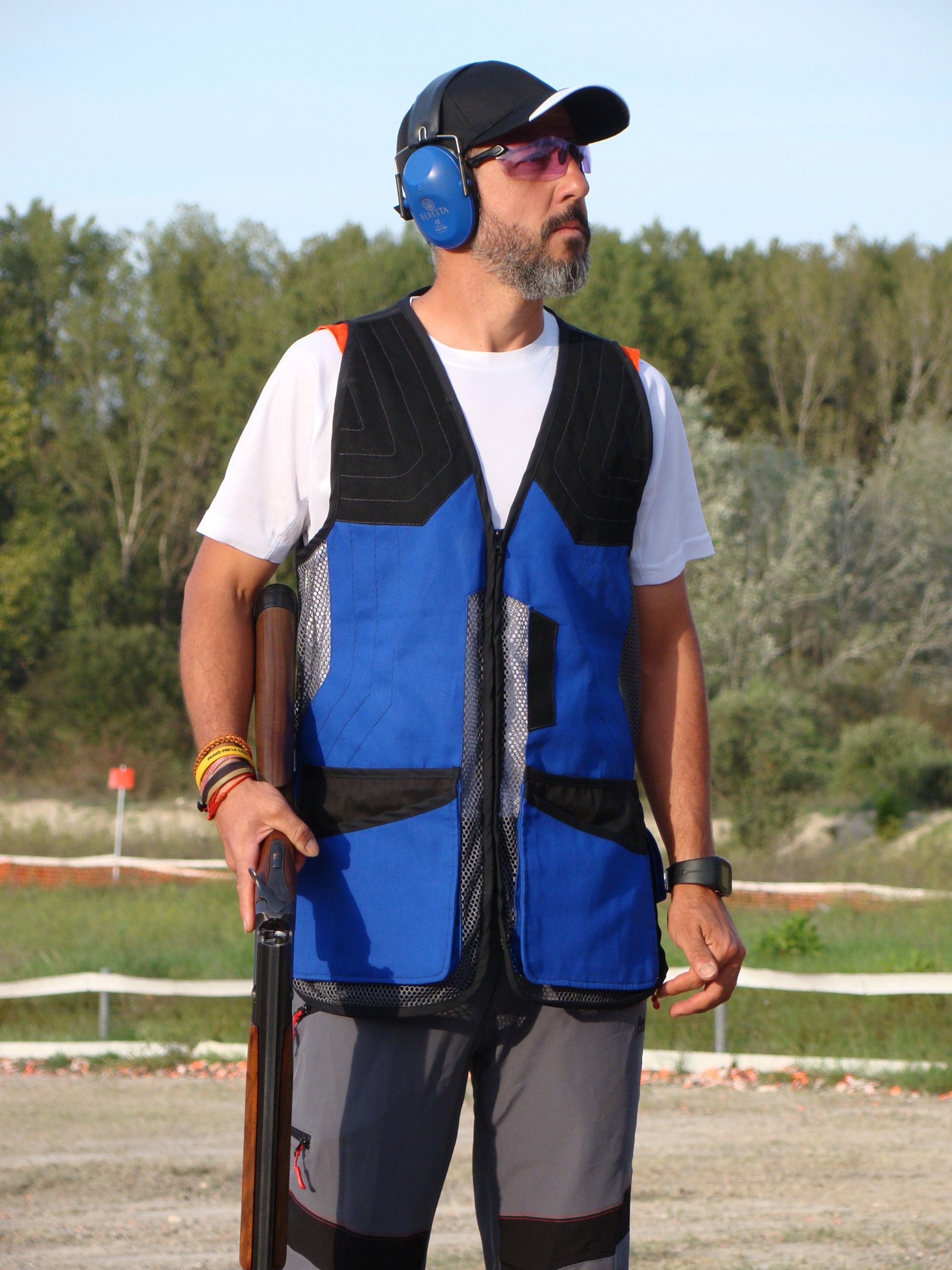 Chaleco tiro azulina "pino" - Benisport® chaleco de competición