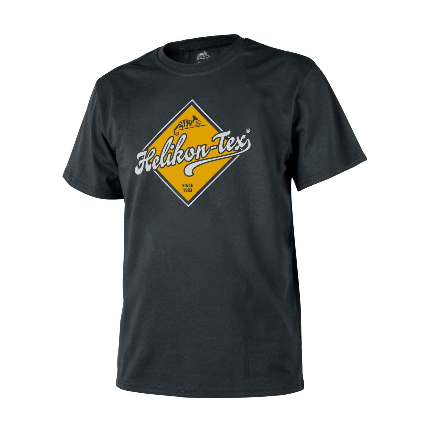 HELIKON-TEX | T-Shirt (Helikon-Tex Road Sign) | Color negro - Negro / L (TS-HRS-CO-01-B05)