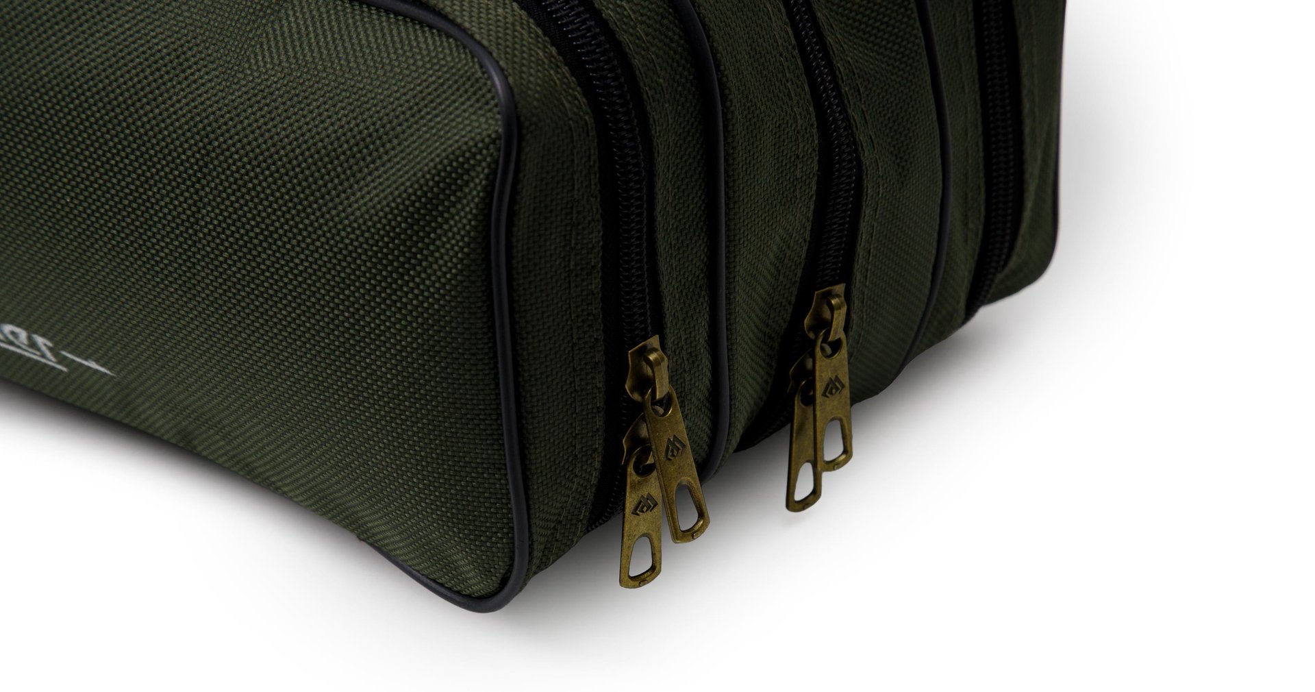 Mikado Funda para cañas de Pescar (3 Compartimentos, 120 cm, rígida), Color Verde