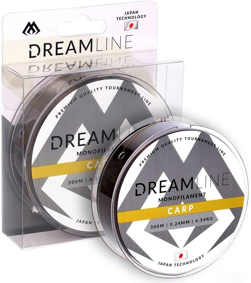 Mikado Dreamline Carp - Hilo de pesca (0,24 mm - 0,30 mm / 300 m, monofilamento)