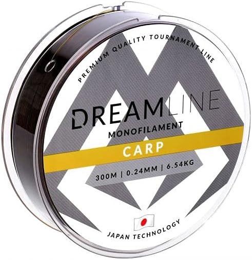 Mikado Dreamline Carp - Hilo de pesca (0,24 mm - 0,30 mm / 300 m, monofilamento)