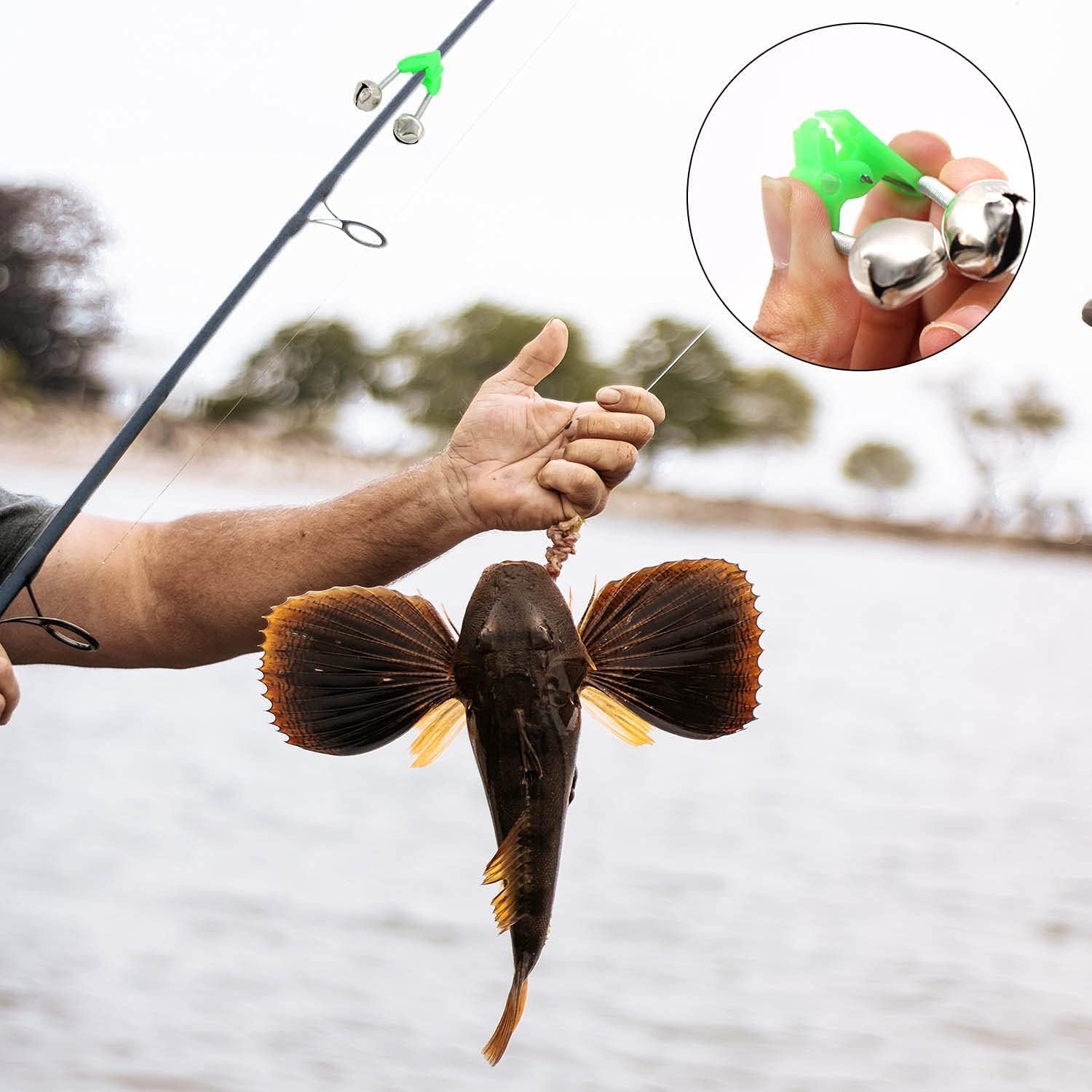 Alarma de Pesca, Campanas de Pesca, sonido fuerte PACK 2UND